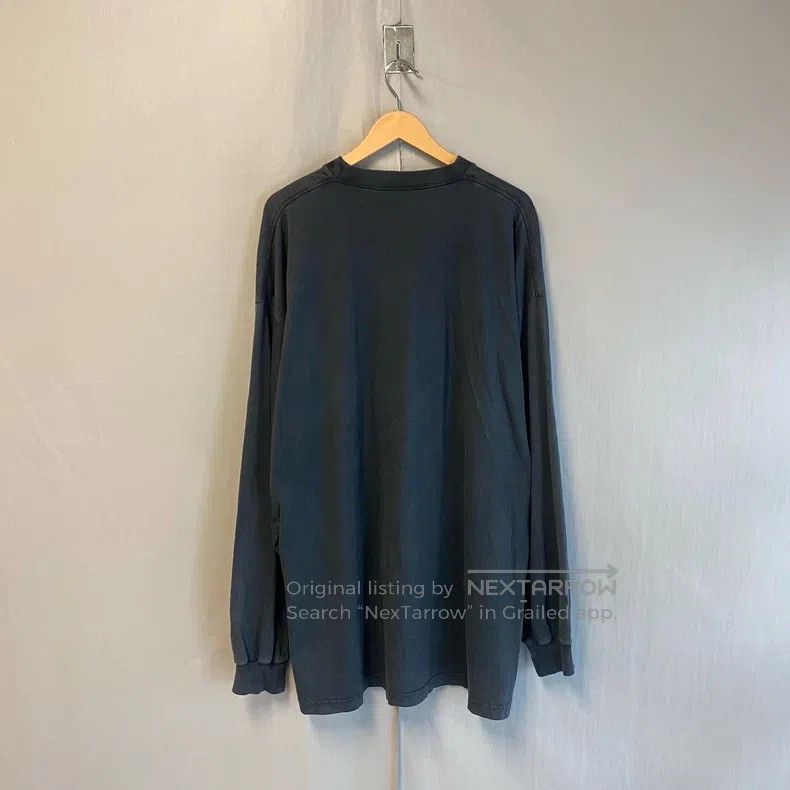 Balenciaga Balenciaga Black distressed hit Batman double B long-sleev Size US M / EU 48-50 / 2 - 2 Thumbnail