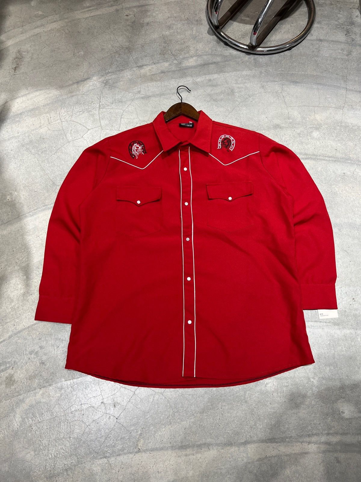 Vintage Vintage Michelin Western Cowboy Shirt - XXL (P27) Size US XXL / EU 58 / 5 - 3 Thumbnail