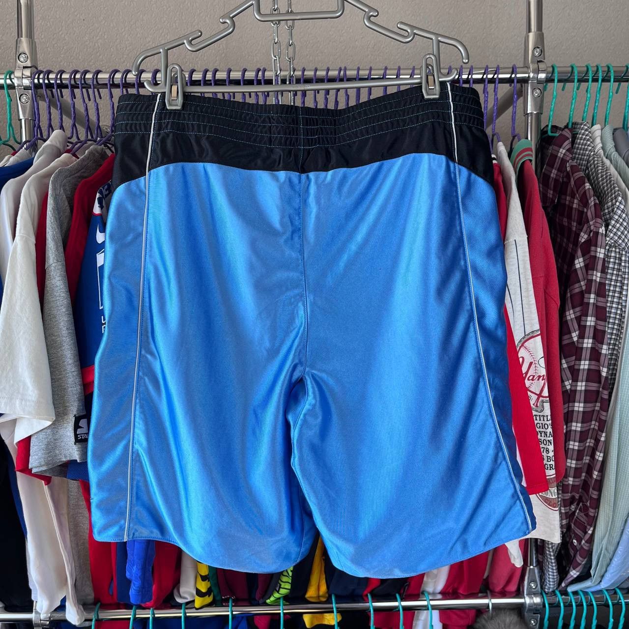 NBA × Nike × Vintage Vintage 90s Nike Reversible Basketball Shorts 2in1 Size US 36 / EU 52 - 4 Thumbnail