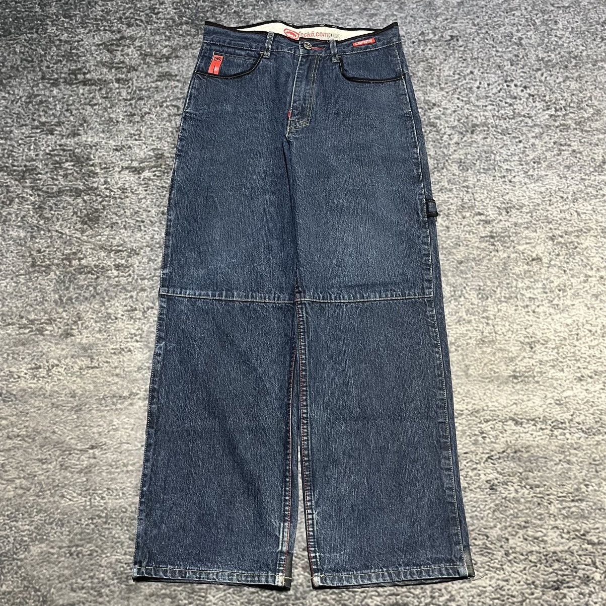 Ecko Unltd. Vintage Y2K Ecko UNLTD Baggy Wide Leg Carpenter Jeans 30x29 Size US 30 / EU 46 - 2 Thumbnail