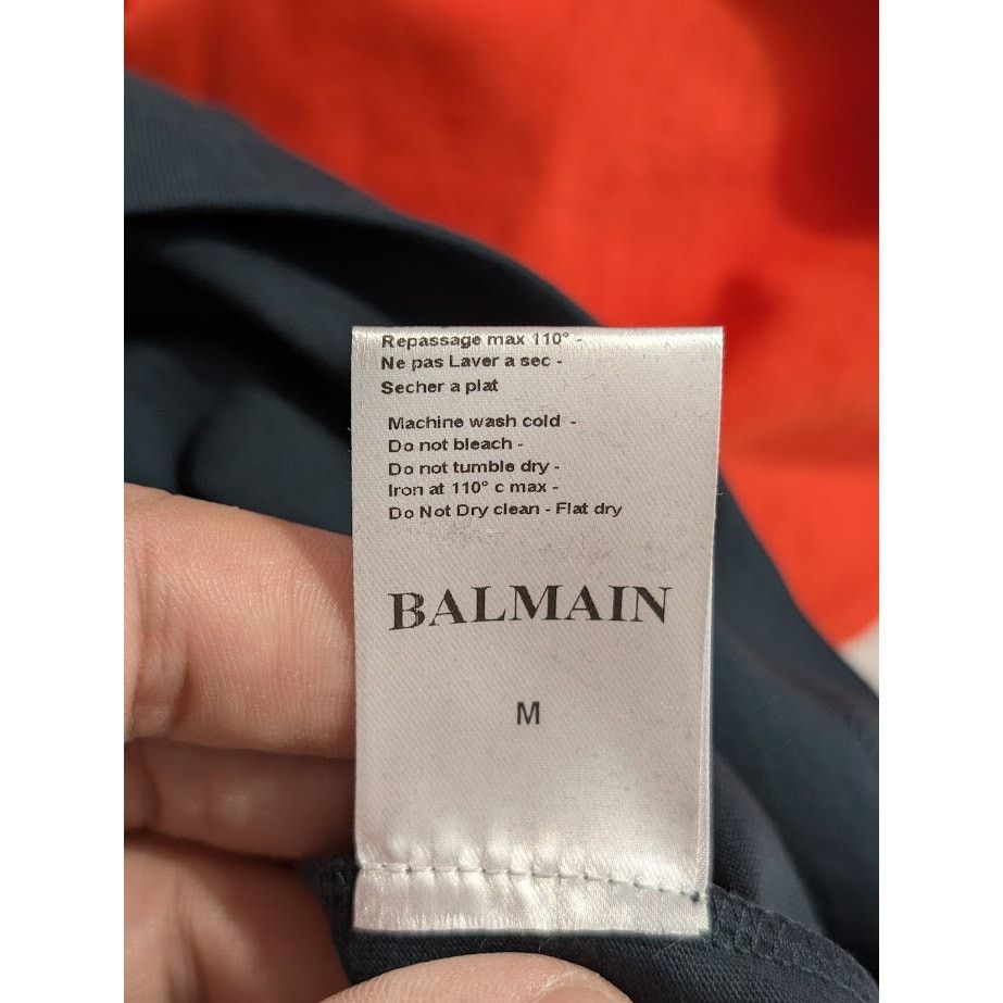 Balmain o1rshd1 Q:2 / Space Long Sleeve T-Shirt in Red M Size US M / EU 48-50 / 2 - 15 Thumbnail