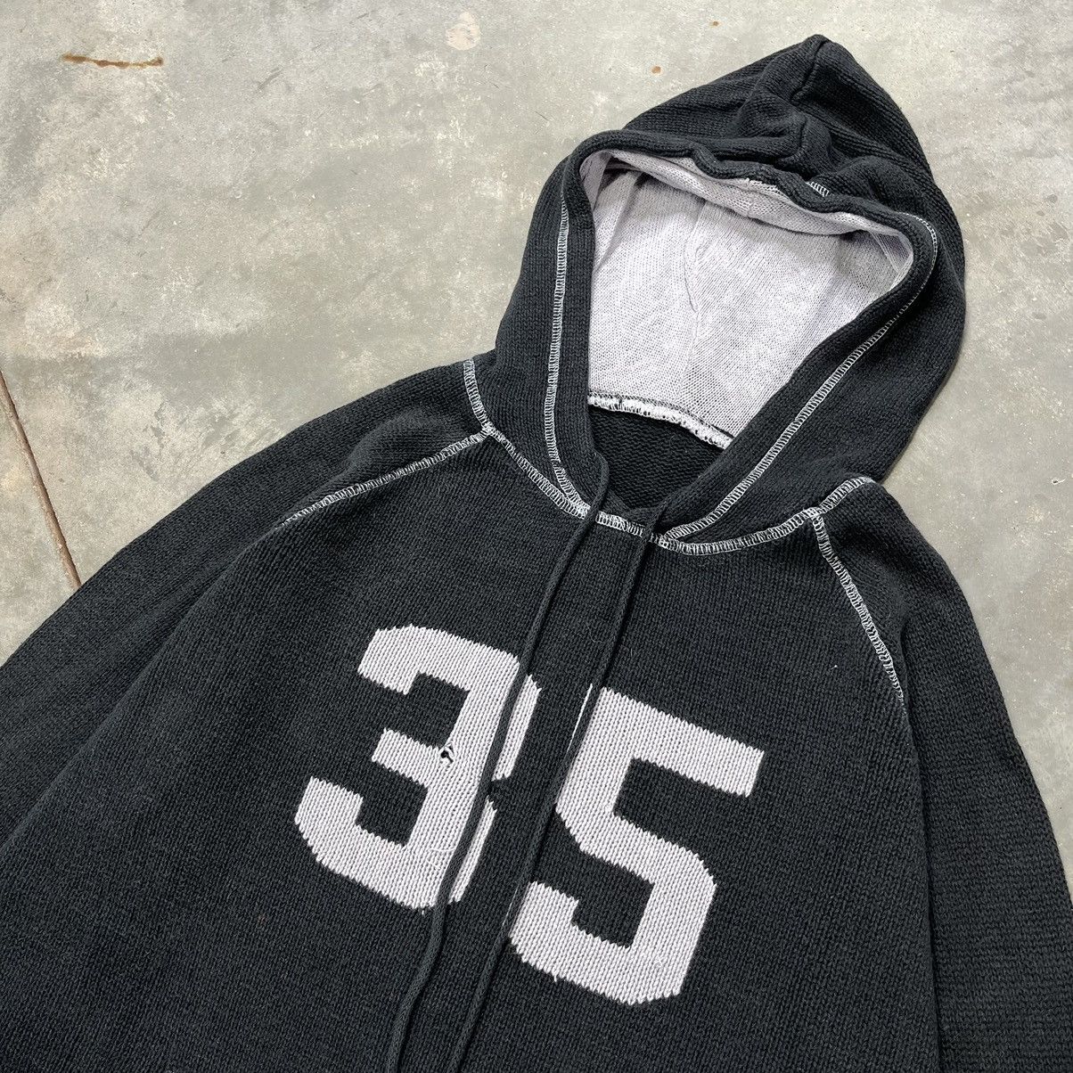 Vintage Vintage Knitted Sweater Hoodie Sweatshirt #35 Size US L / EU 52-54 / 3 - 3 Thumbnail