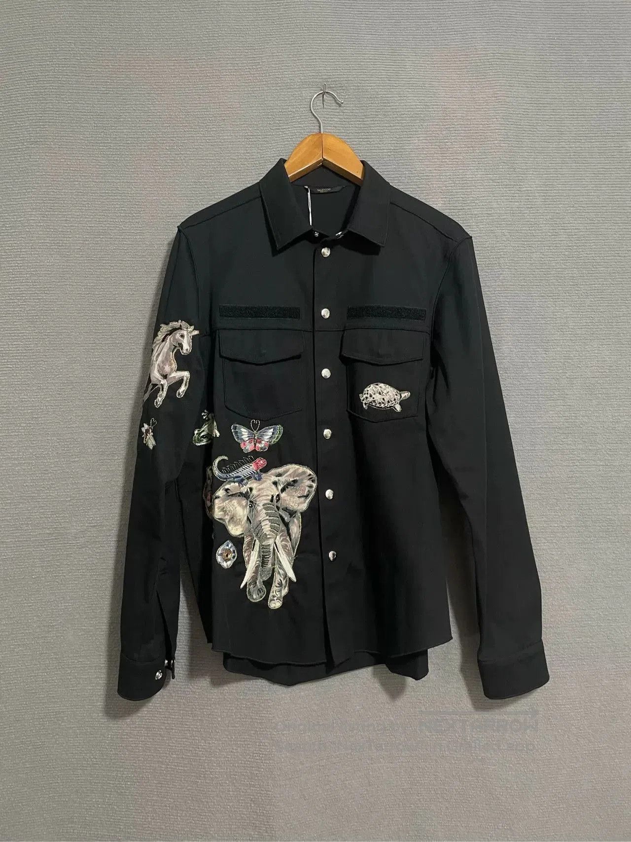 Valentino Valentino Embroidered Shirt Jacket. Size US L / EU 52-54 / 3 - 1 Thumbnail