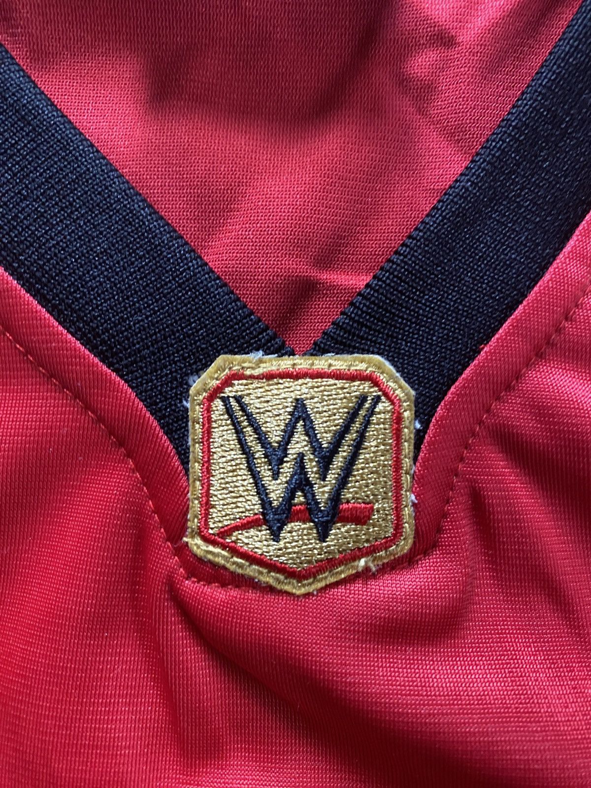 WWE 2019 WWE Wresltlemania 35 NY NJ Football Style Jersey Size US L / EU 52-54 / 3 - 19 Thumbnail