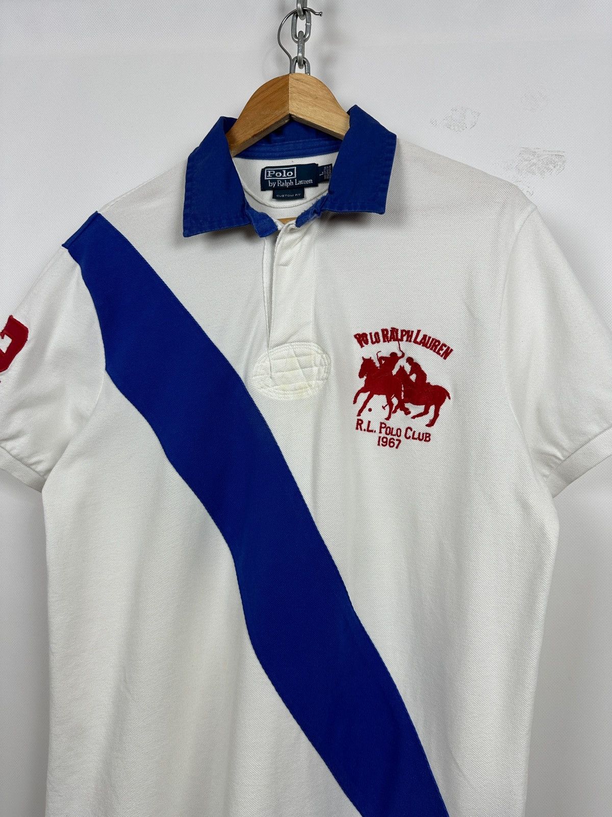 Polo Ralph Lauren Vintage Polo Ralph Lauren #2 Striped Y2K Chief Keef Size US L / EU 52-54 / 3 - 4 Thumbnail