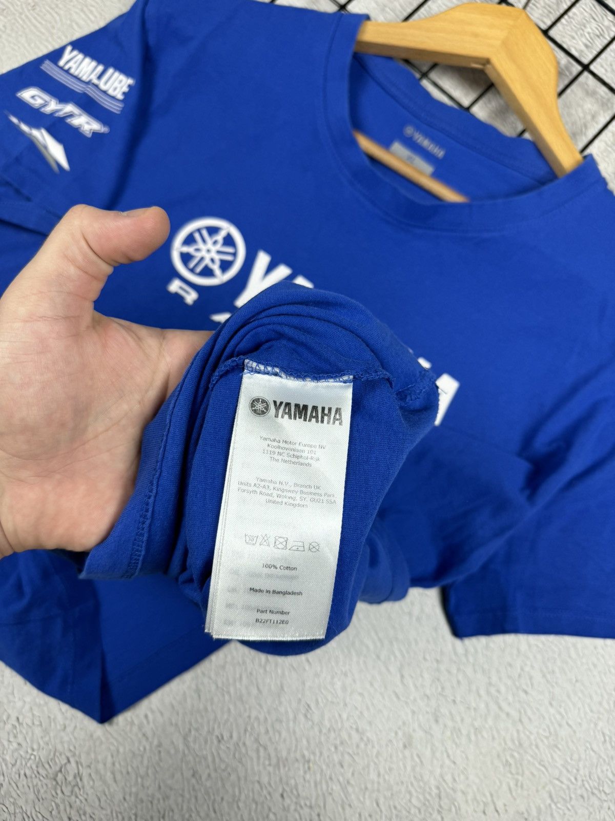 Vintage × Yamaha YAMAHA FACTORY RACING T-SHIRT Motocross Shirt Motorcycle Size US XL / EU 56 / 4 - 7 Thumbnail