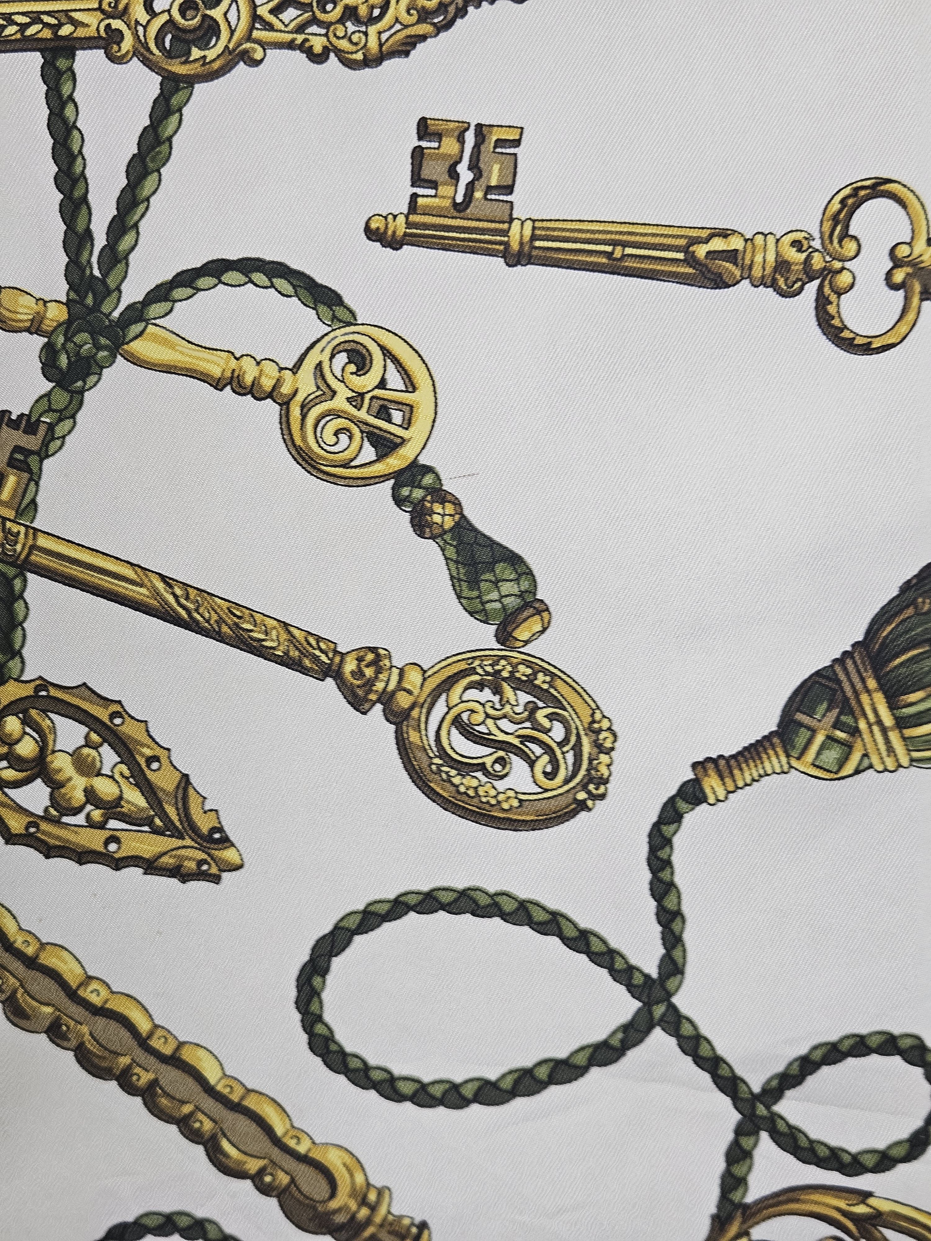 Hermes Hermes Les Cles Keys silk scarf Size ONE SIZE - 8 Thumbnail