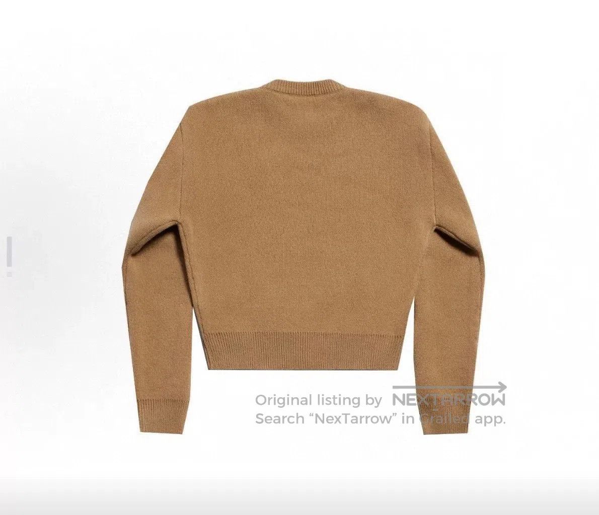 Balenciaga Balenciaga Wool Ribbed Crewneck Sweater. Size US M / EU 48-50 / 2 - 3 Thumbnail