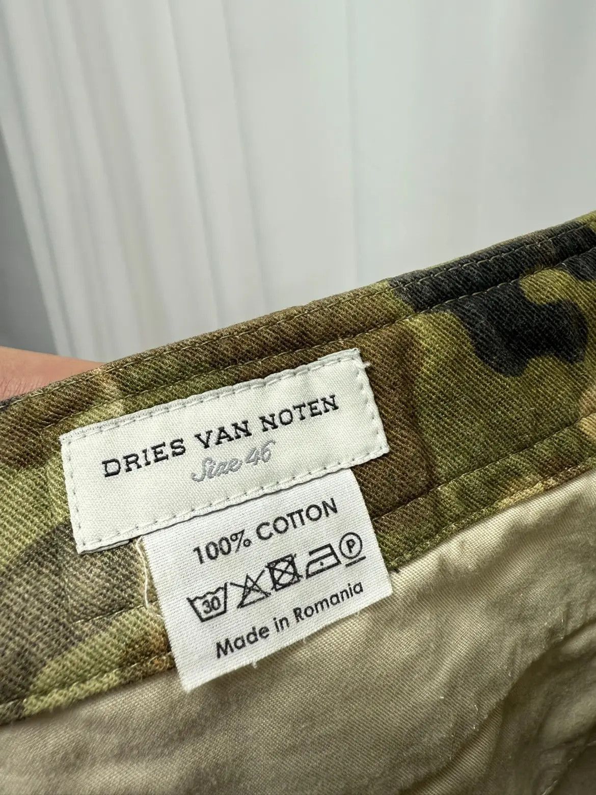 Dries Van Noten Dries Van Noten Camo Stripes Shorts Size US 30 / EU 46 - 7 Thumbnail
