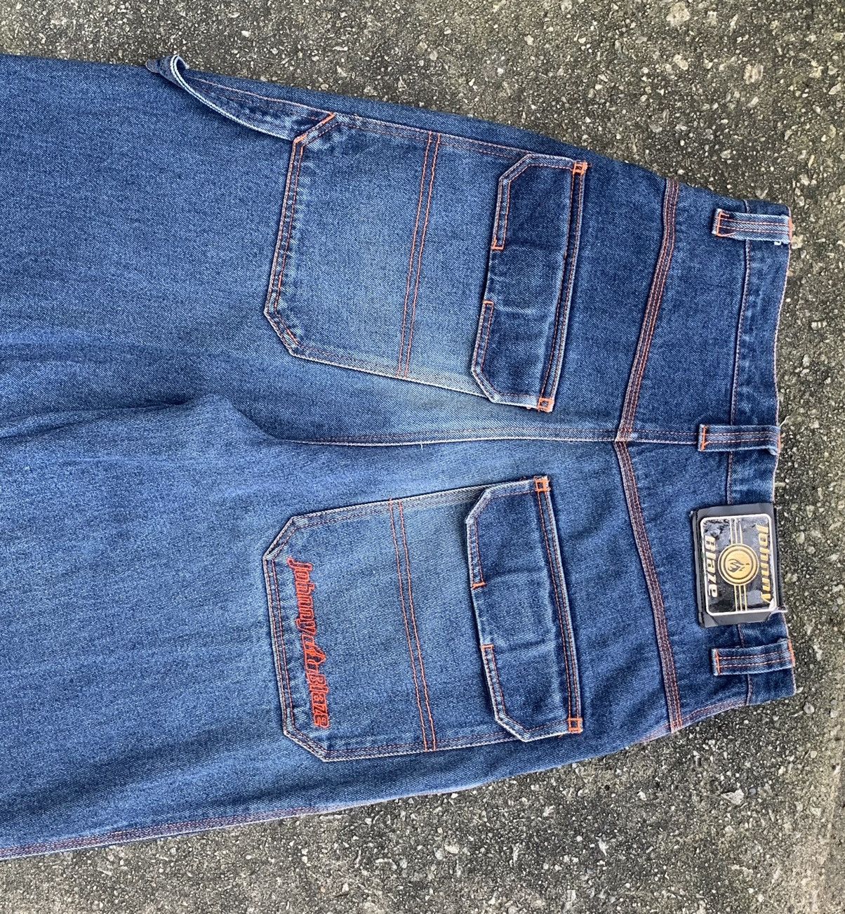 Vintage Vintage Johnny Blaze Baggy Denim Jeans Size US 29 - 10 Thumbnail