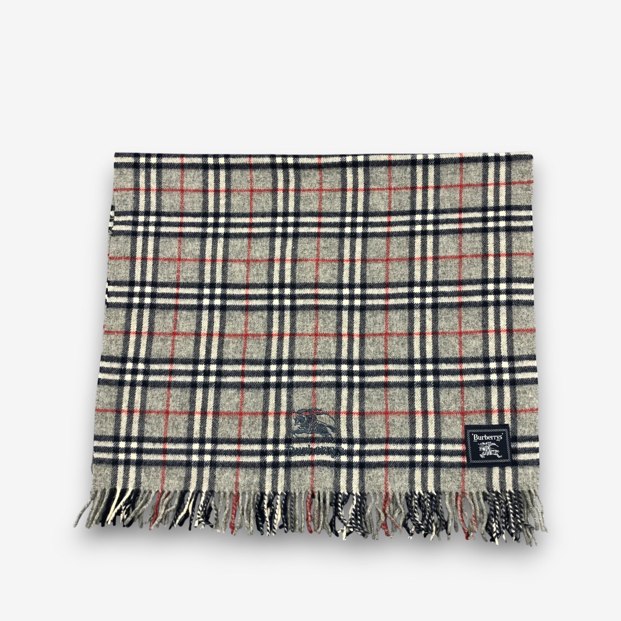 Burberry Vintage Burberry Scarf Muffler Wool Babushka Stole Scarves Size ONE SIZE - 3 Thumbnail