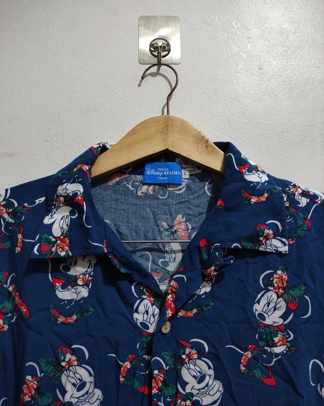 Disney × Mickey Mouse Tokyo Disney Resort Minnie Mouse Hawaiian Shirt Size US L / EU 52-54 / 3 - 8 Thumbnail