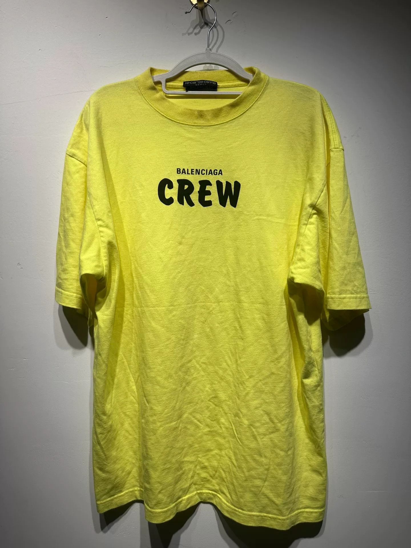 Balenciaga Balenciaga Retro Printed Green T-Shirt S Men Size US S / EU 44-46 / 1 - 1 Thumbnail
