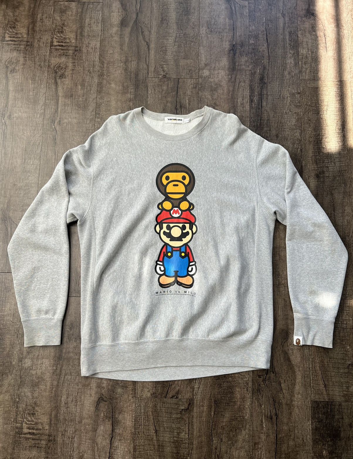Bape Bape x Mario Sweatshirt Size US L / EU 52-54 / 3 - 1 Thumbnail