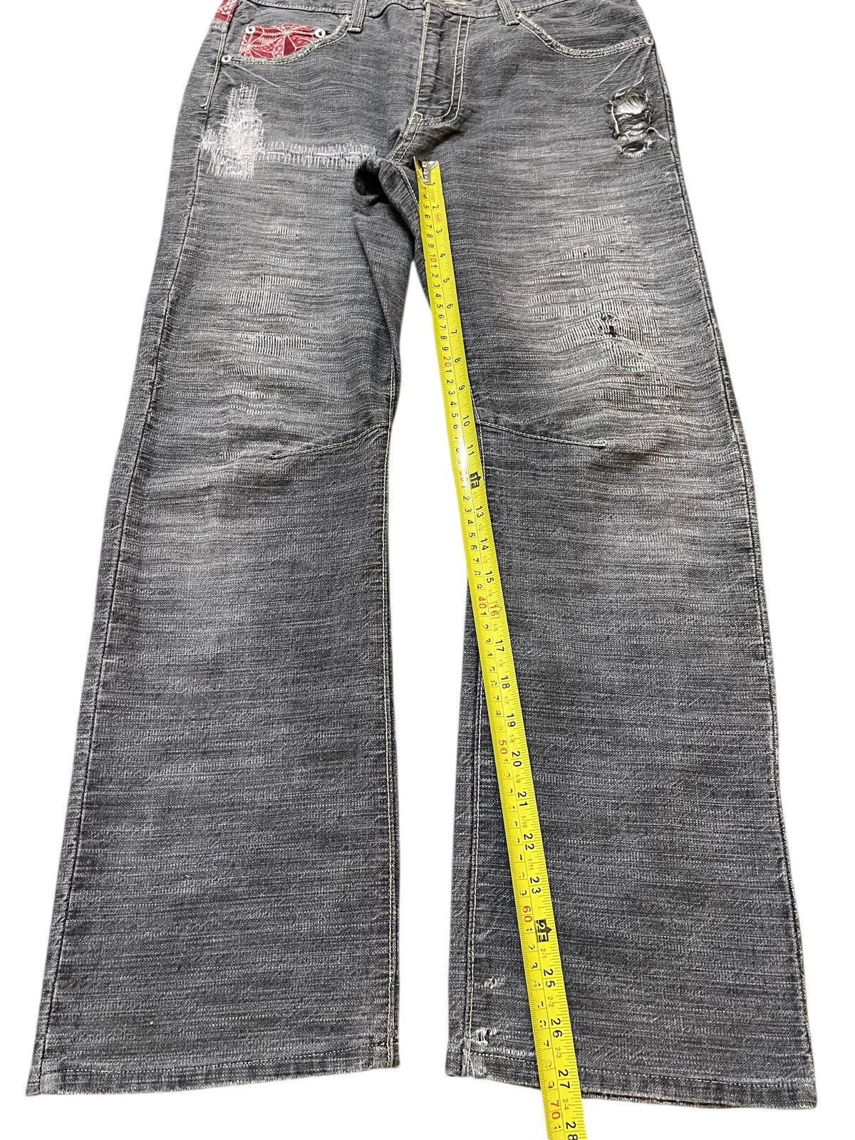Kapital Vintage Japanese Brand Faded Wash Style Loose Jeans Size US 30 / EU 46 - 13 Thumbnail