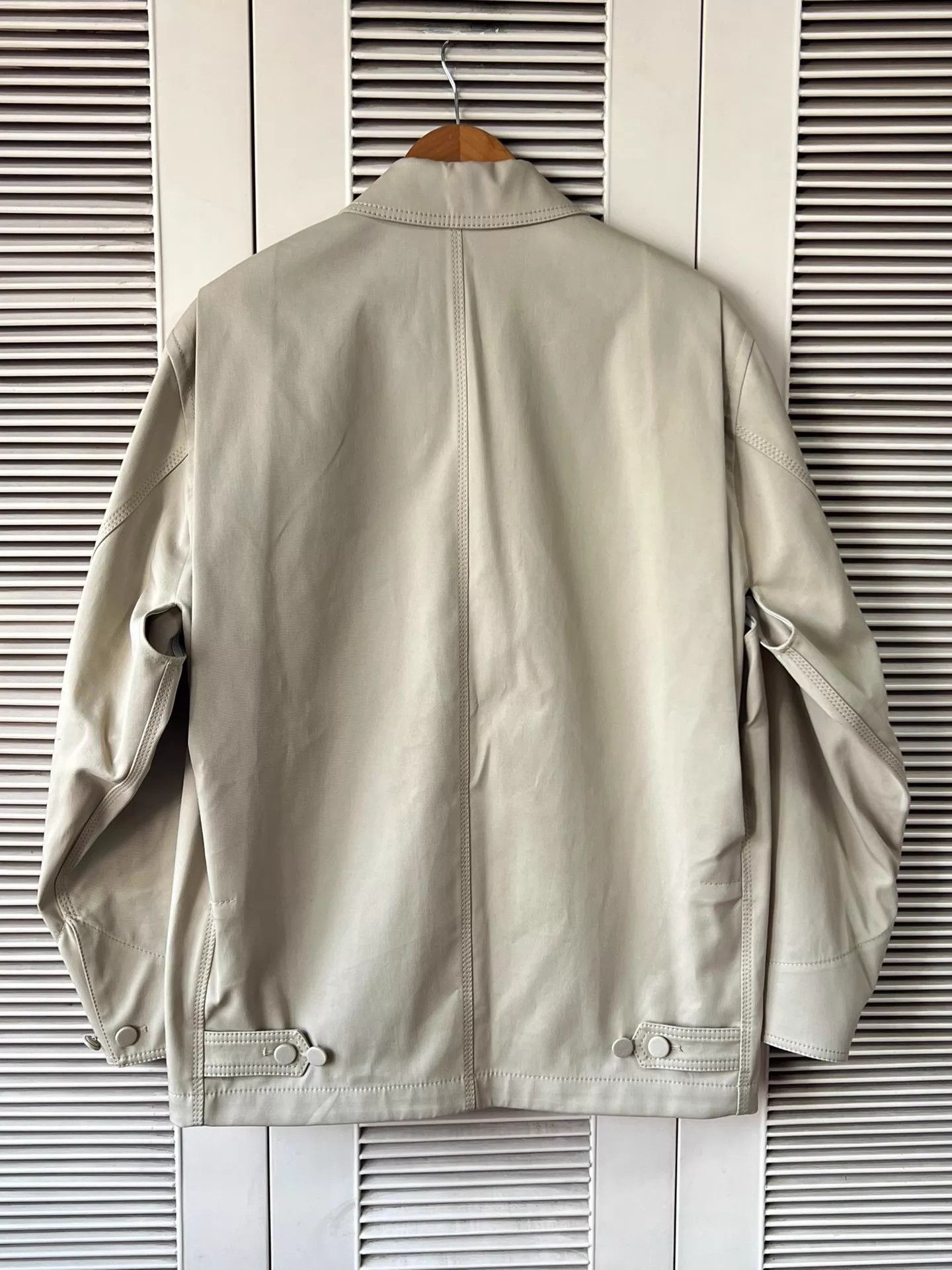 Gucci Gucci 42 Ivory Minimal Utility Logo Jacket Size M / US 6-8 / IT 42-44 - 2 Thumbnail