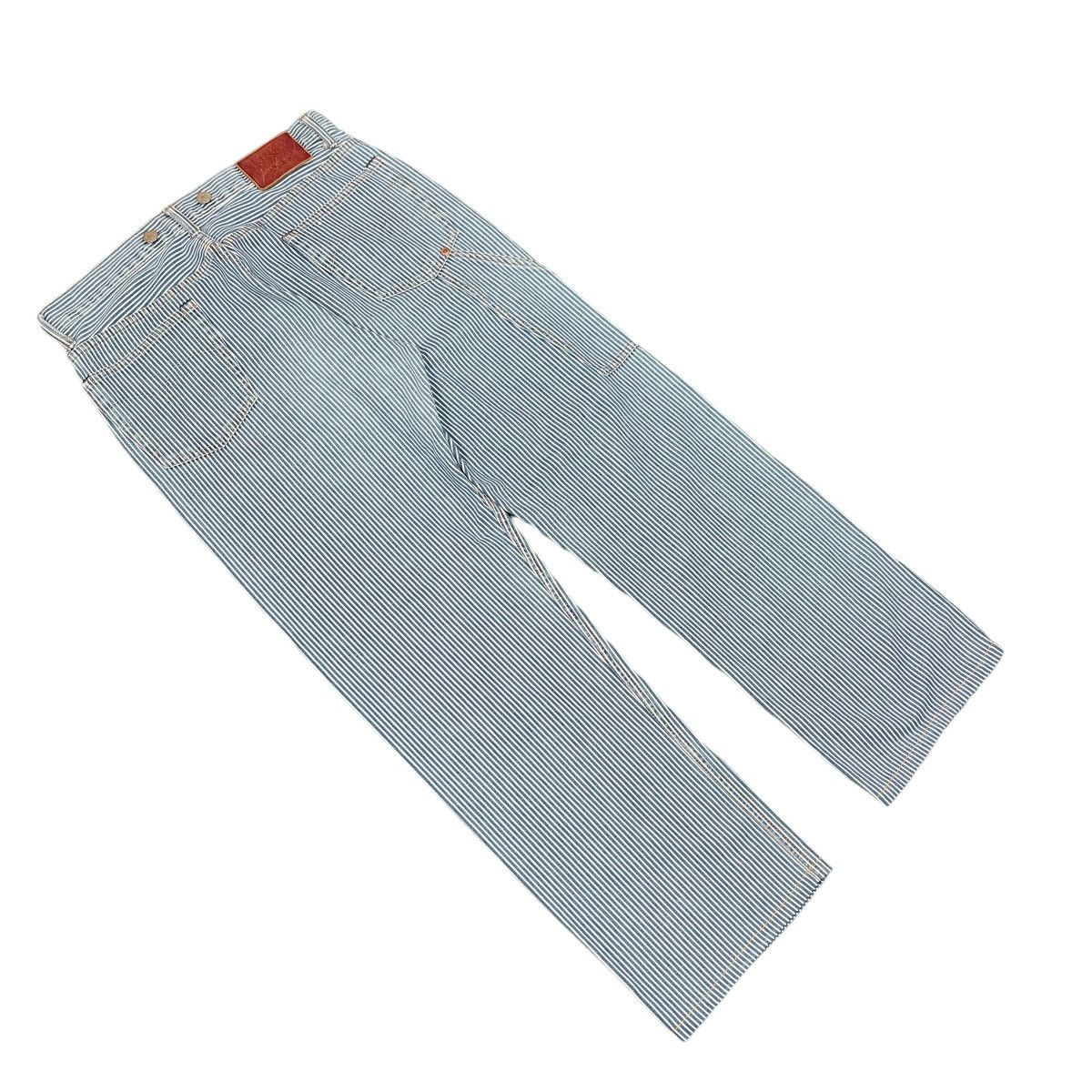 Hysteric Glamour Hysteric Glamour Kinky Carpenter Striped Denim Jeans Size US 32 / EU 48 - 3 Thumbnail