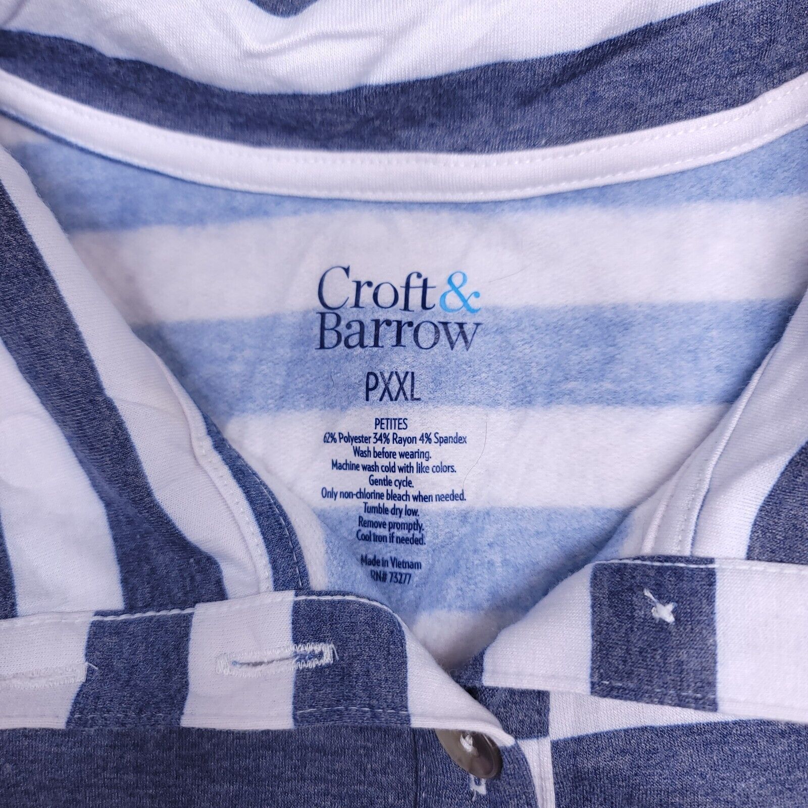 Croft & Barrow Croft & Barrow Casual Long Sleeve Polo Shirt Womens Size 2XL Size XXL / US 16-18 / IT 52-54 - 3 Thumbnail