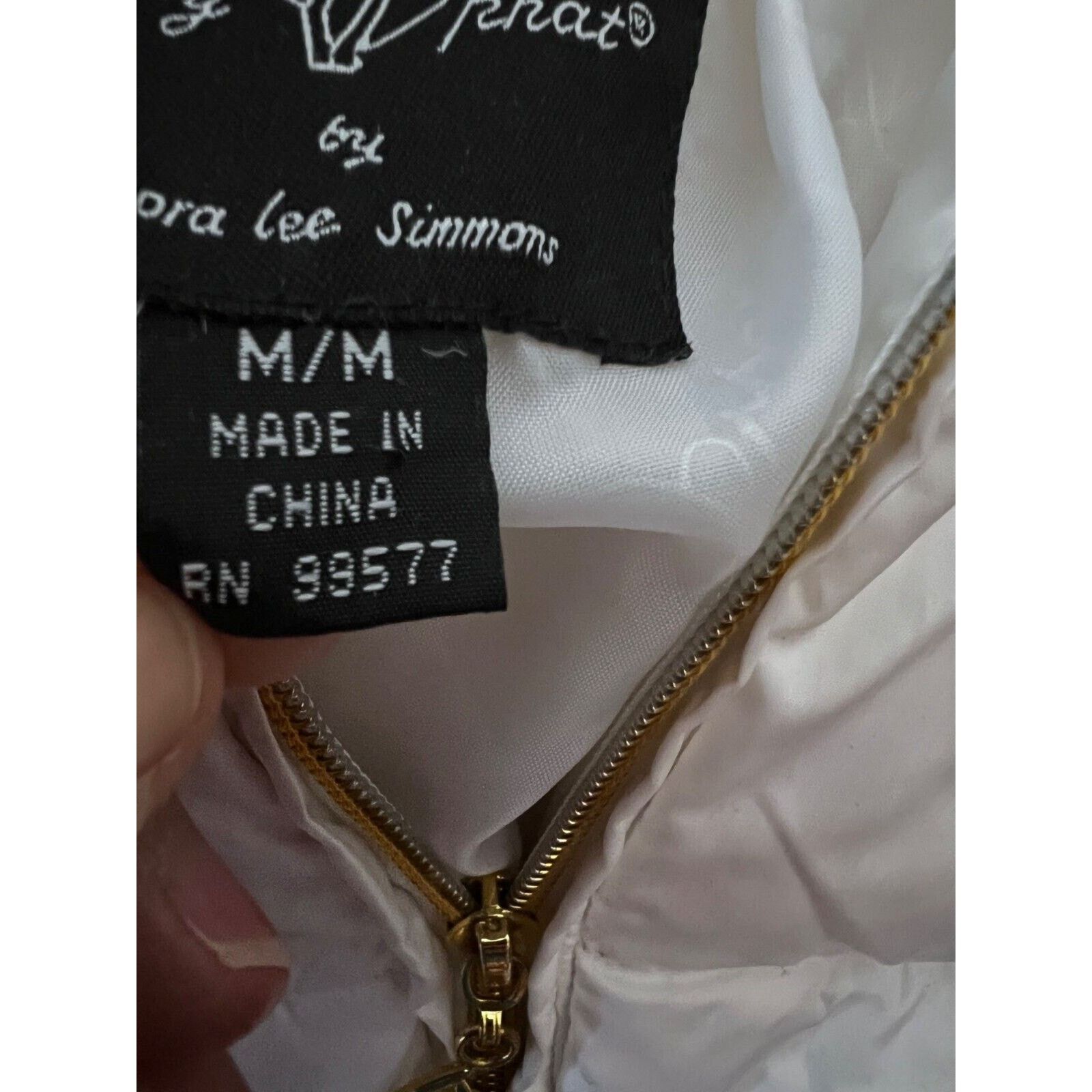 Vintage Baby Phat White Down Puffer Zip Hood Vintage Jacket Medium Size M / US 6-8 / IT 42-44 - 20 Thumbnail
