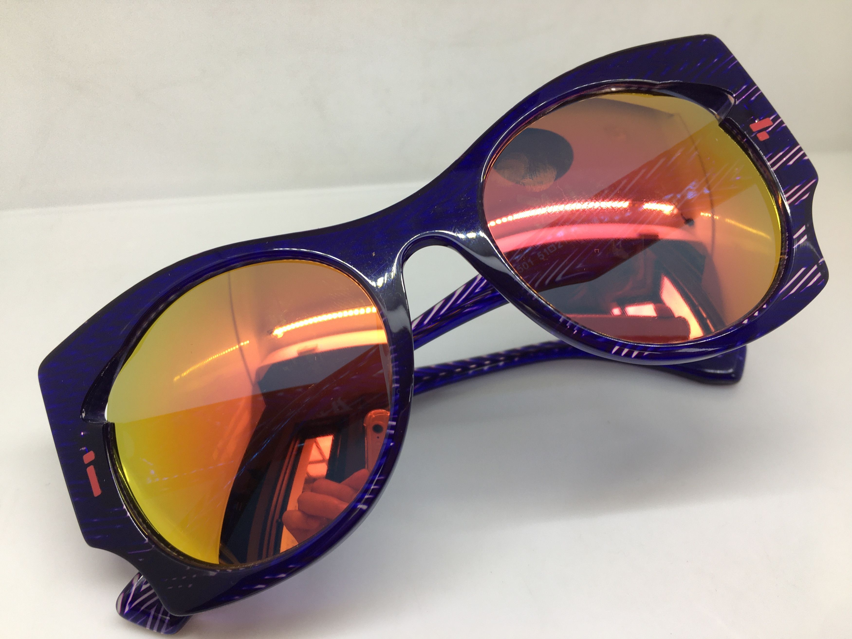 Other Handmade Acetate RUNWAY SHOW Cateye Round Sunglasses Size ONE SIZE - 5 Thumbnail