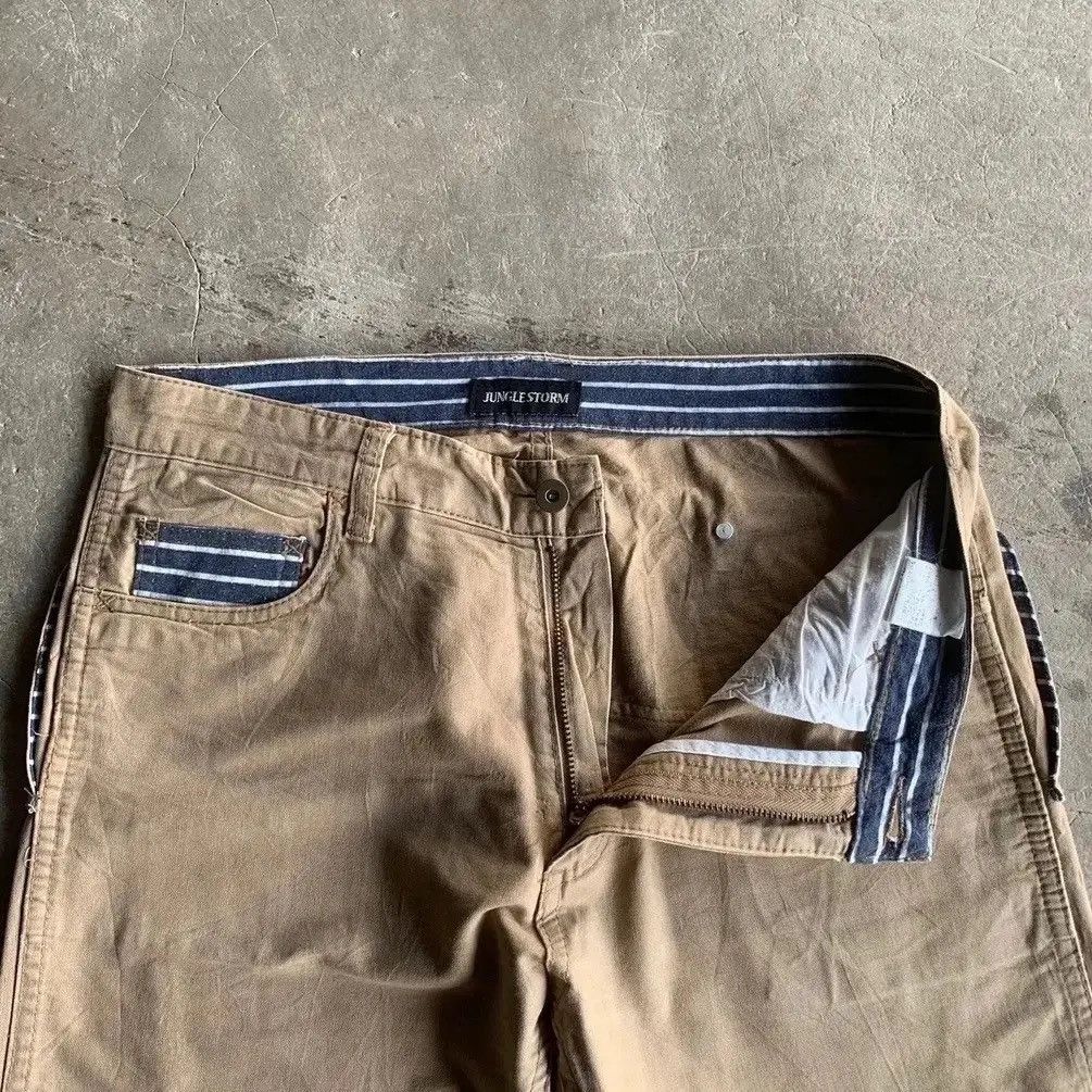 Japanese Brand Japanese Vintage W32 L30 JUNGLE STORM Trousers Hip Hop Pants Size US 32 / EU 48 - 7 Thumbnail