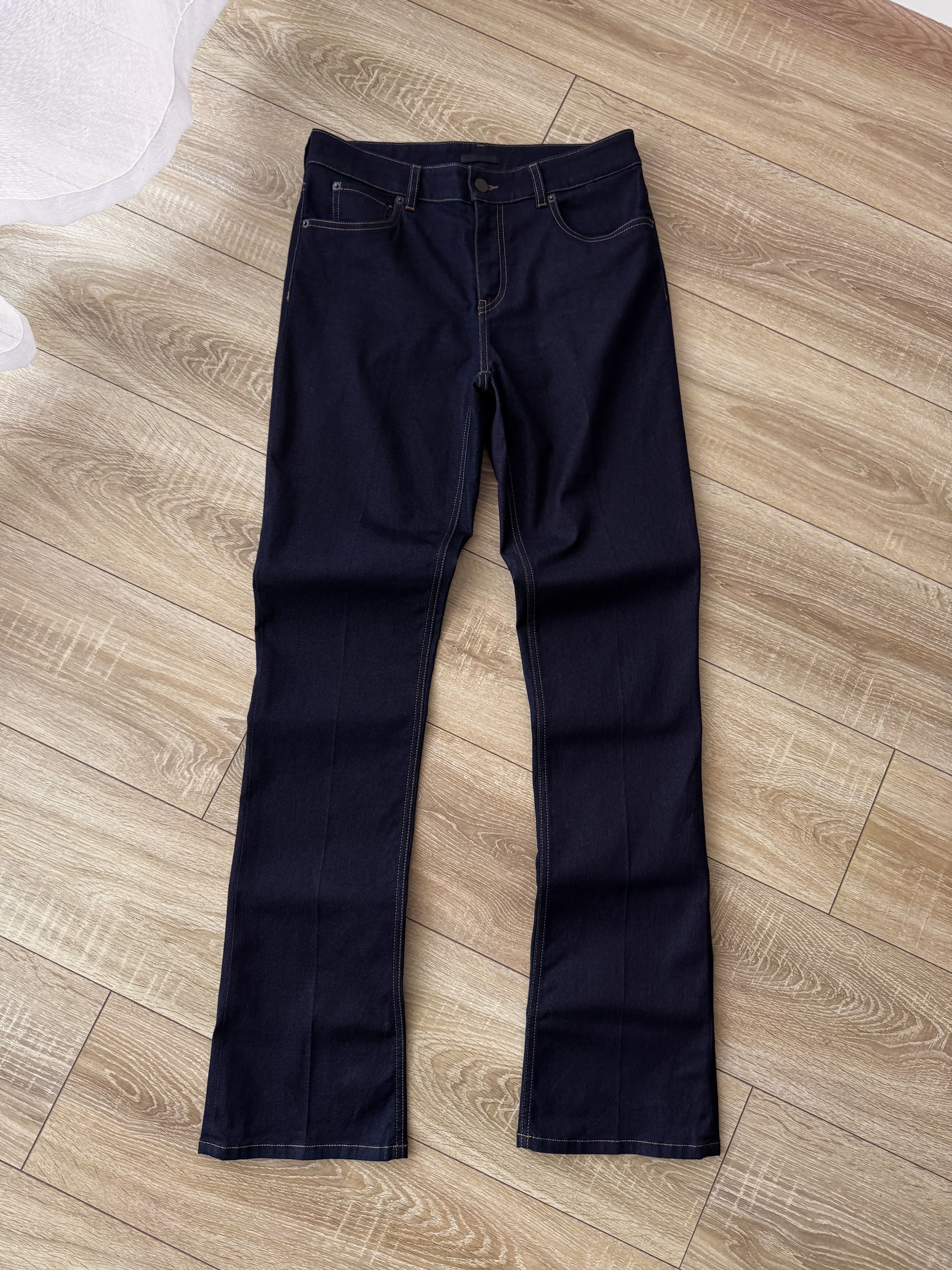 Prada Prada Indigo Dark Navy Luxury Bootcut Fit Jeans Size 29" - 1 Thumbnail