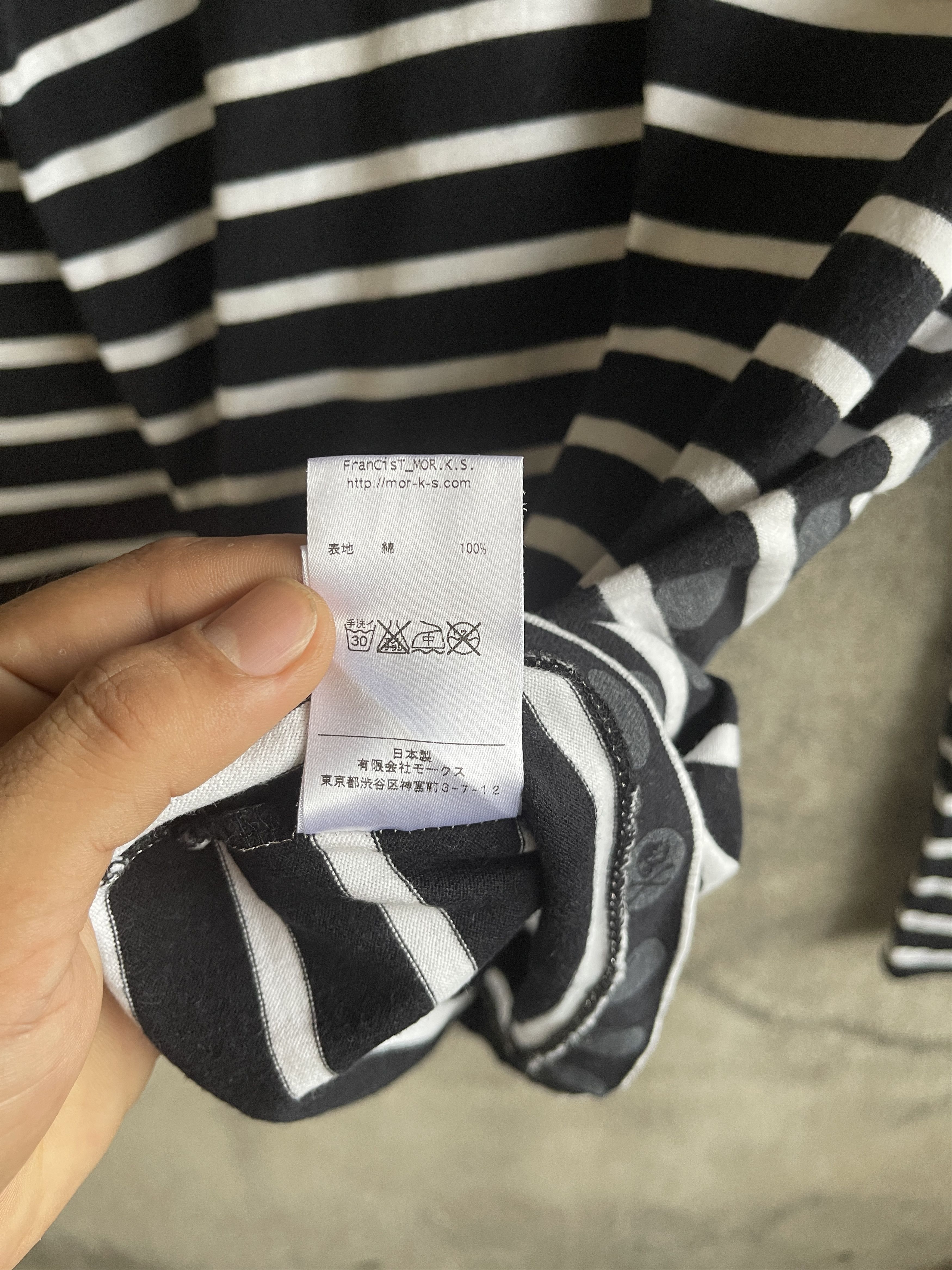 FranCisT MOR.K.S Vintage🔥FRANCIS.T.MOR.K.S🔥Striped V Neck Long Sleeve Tee Size US S / EU 44-46 / 1 - 13 Thumbnail