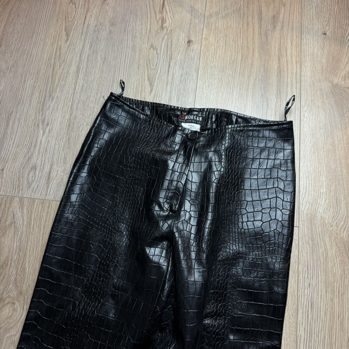 Morgan De Toi Vintage Leather Crocodile Pants Morgan De Toi Size 26" / US 2 / IT 38 - 2 Thumbnail