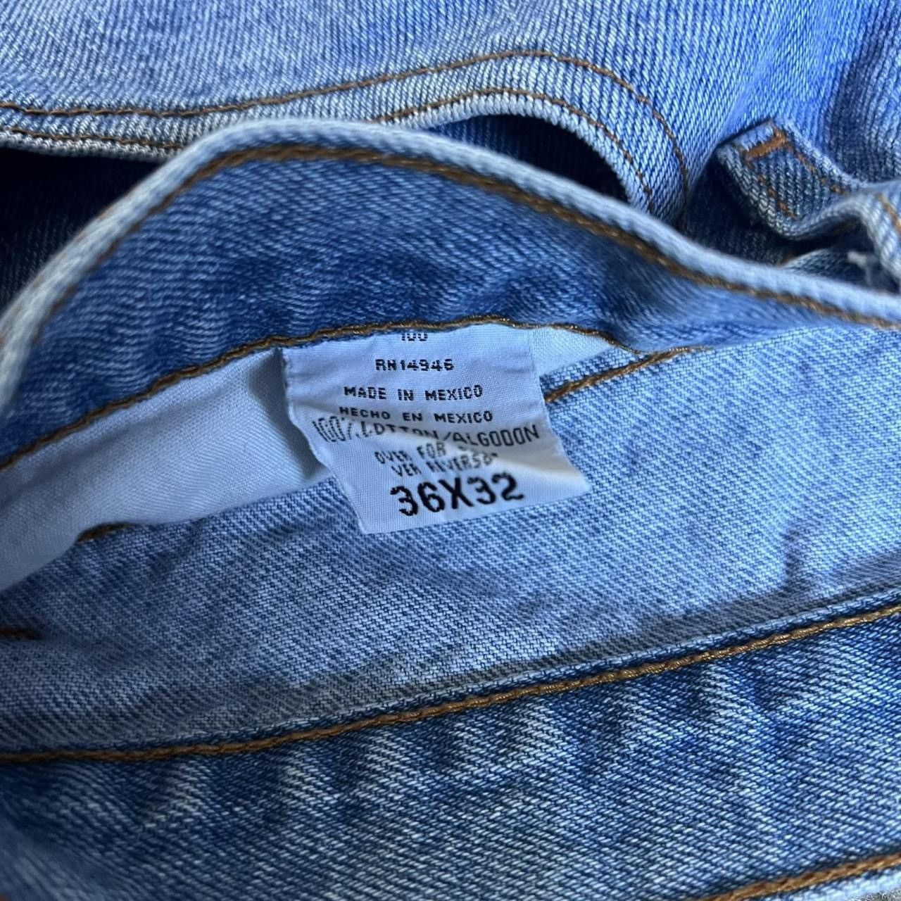 Other baggy blue denim light wash relaxed fit jeans, size 36x32 Size US 36 / EU 52 - 3 Thumbnail