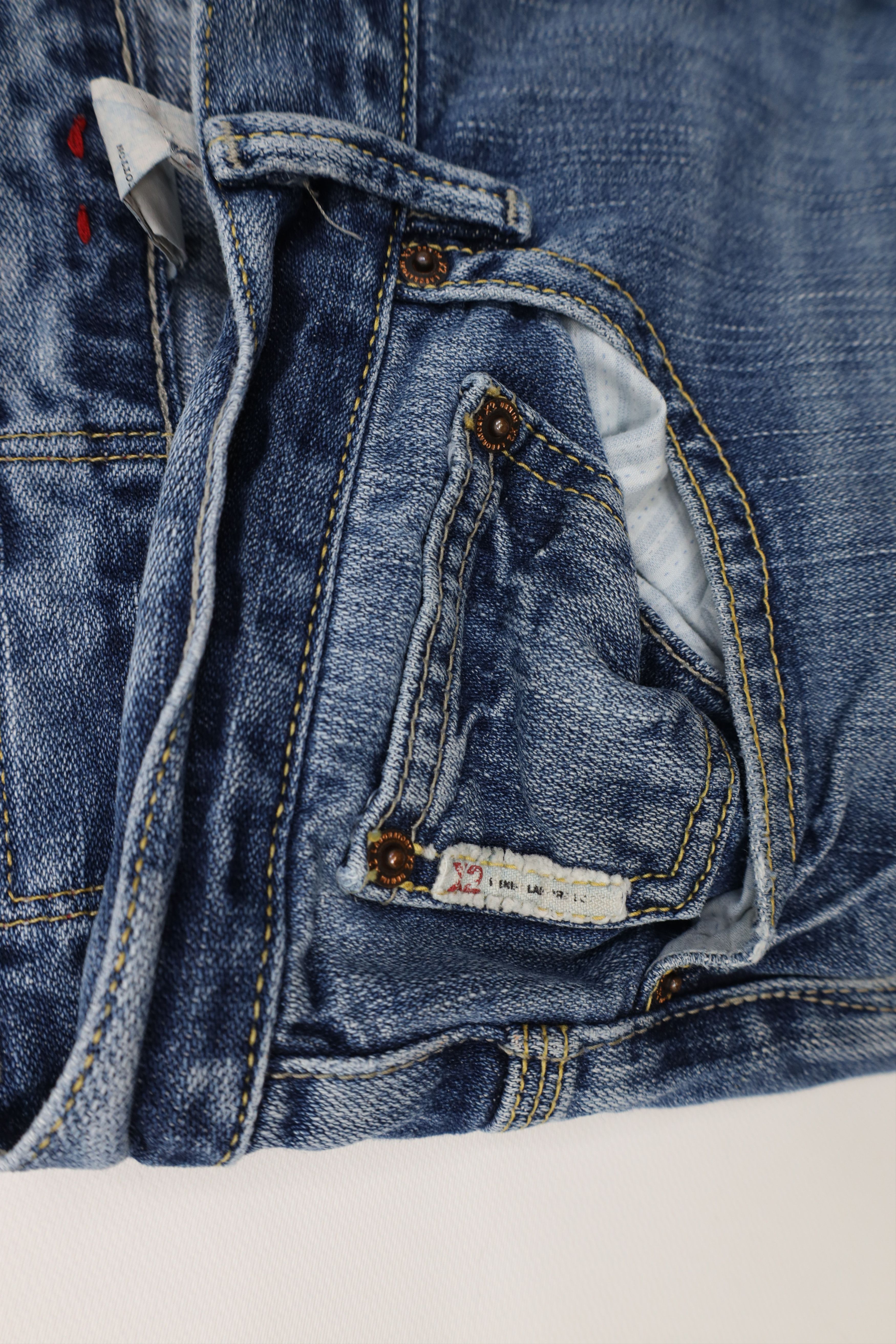 Express Vintage Y2K Express X2 Denim Bootcut Flared Wide Leg Jeans Size US 36 / EU 52 - 8 Thumbnail