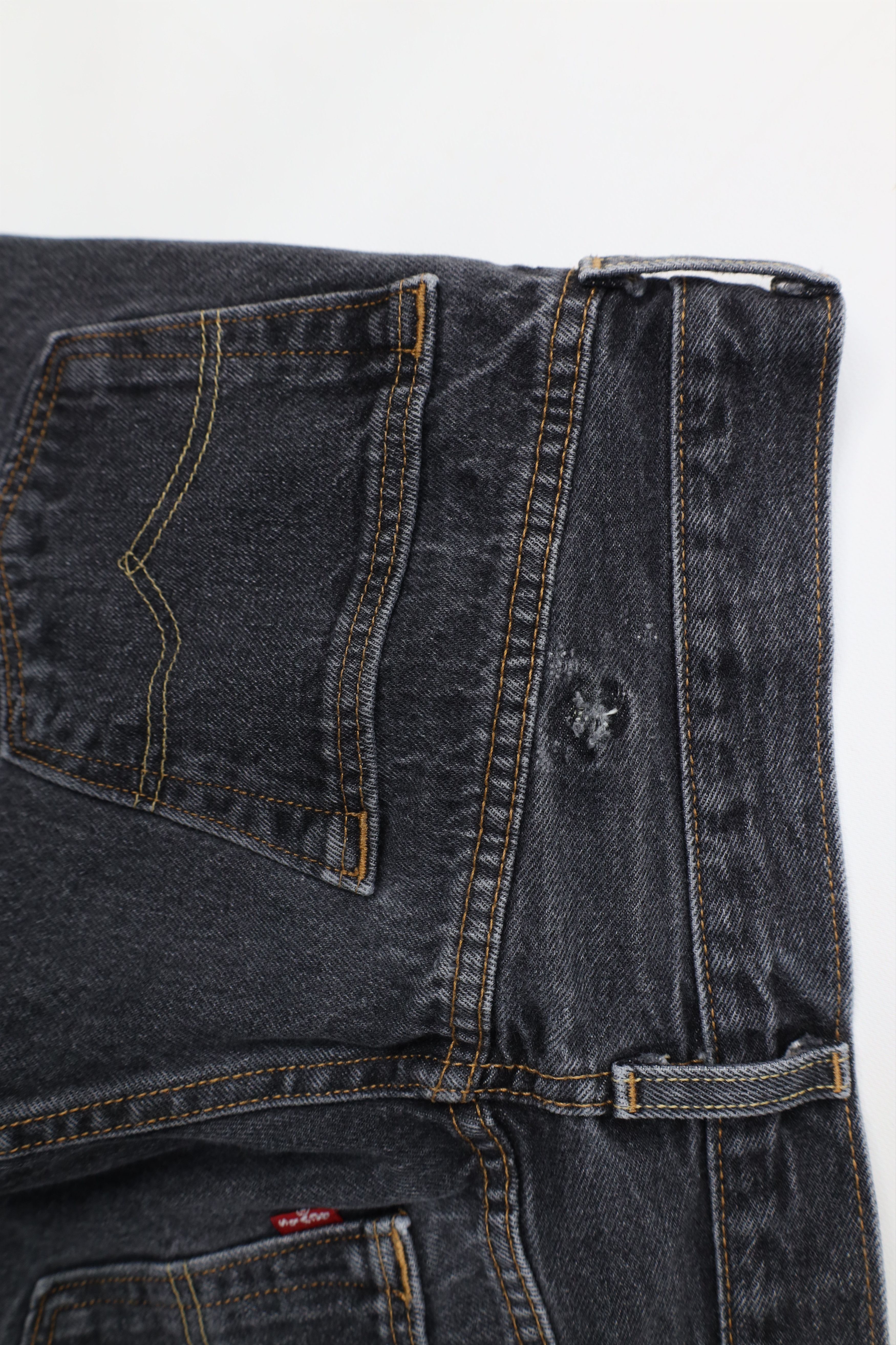 Levi's Vintage Y2K Levis 505xx Fly Regular Straight Leg Jeans Black Size US 34 / EU 50 - 15 Thumbnail