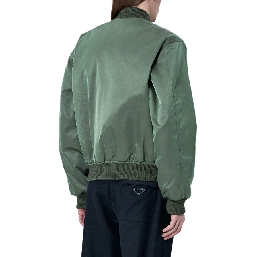 Prada PRADA Re-Nylon Green Bomber Jacket New & Authentic (Men's si Size US XL / EU 56 / 4 - 2 Thumbnail