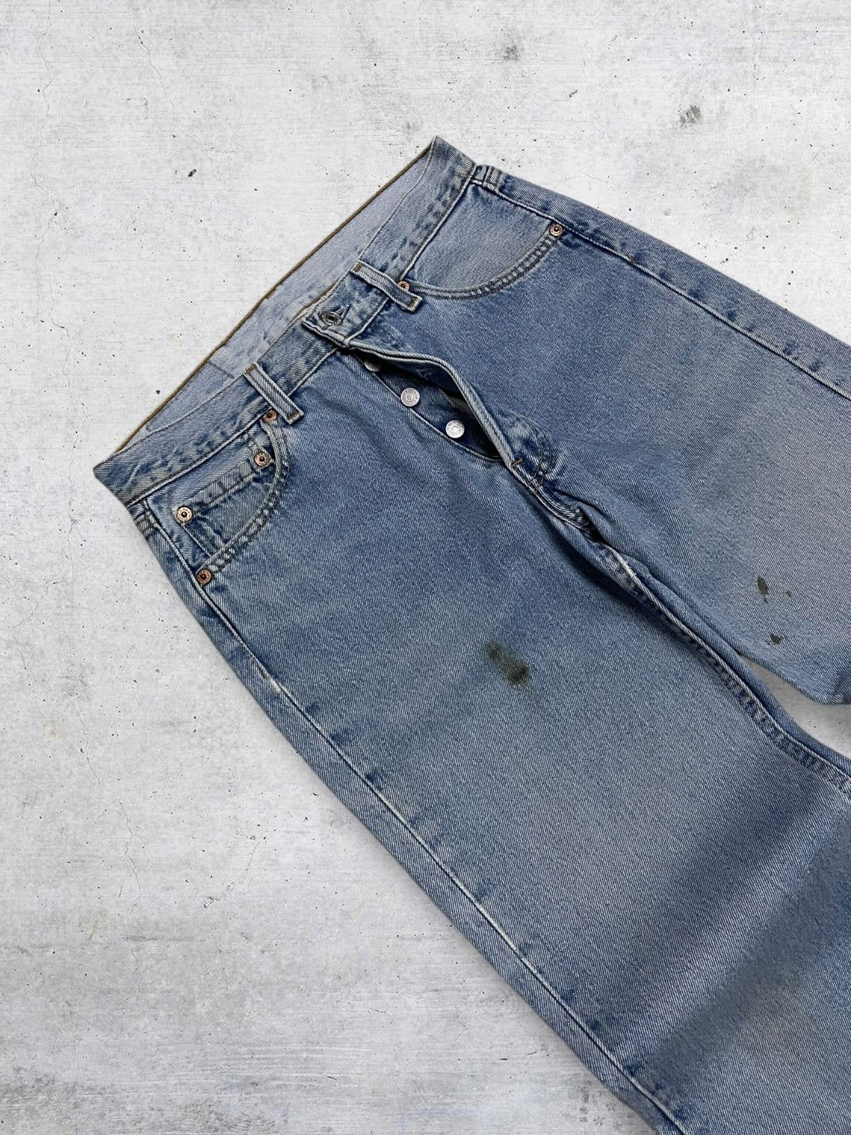 Levi's Vintage Clothing VINTAGE 501 LEVIS DESIGNER 90S DIRTY GRUNGE OG DENIM STYLE Size US 29 - 7 Thumbnail