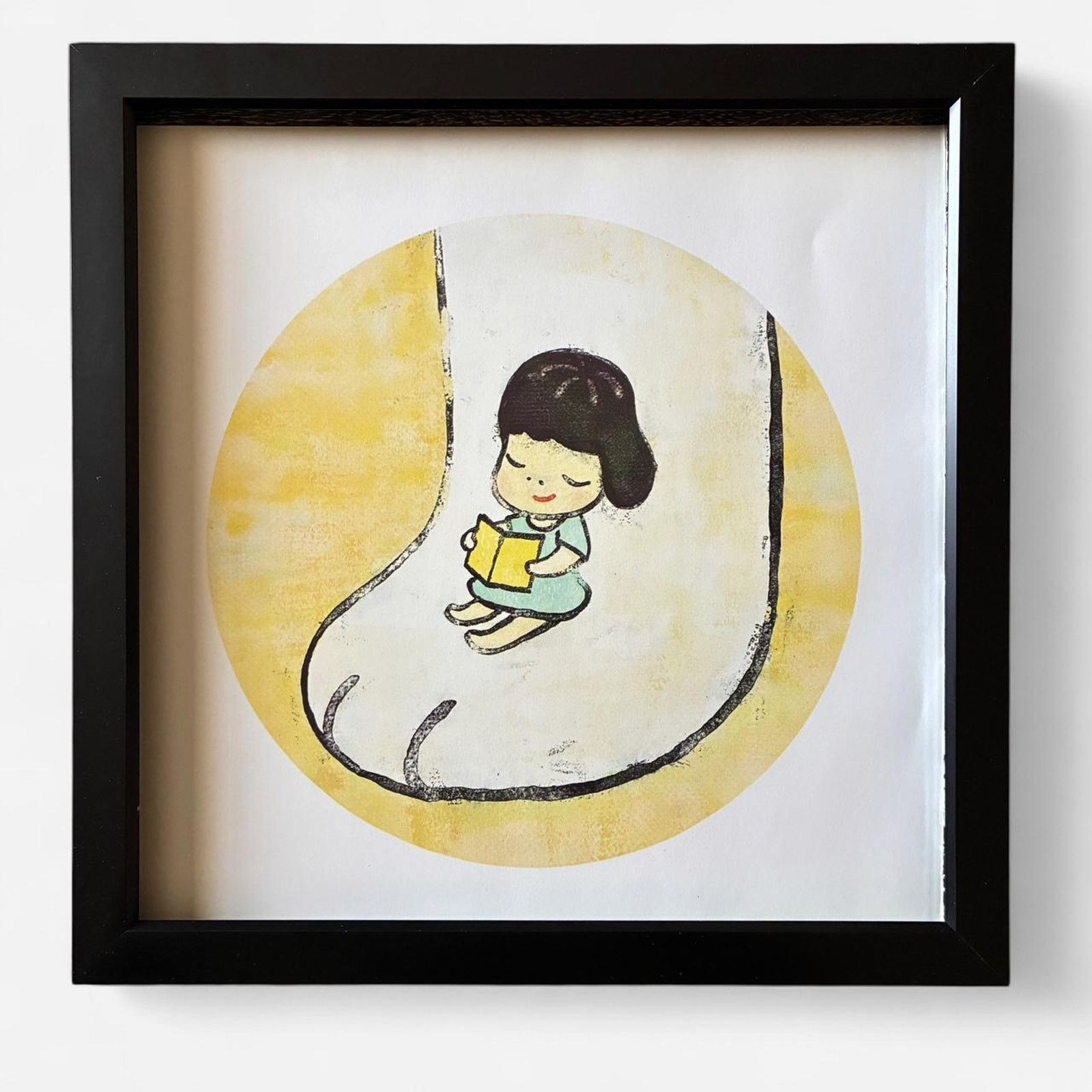 Japanese Brand × Vintage Nara Yoshimoto Nara art prints 9x9 Japanese artist artwork Size ONE SIZE - 1 Thumbnail