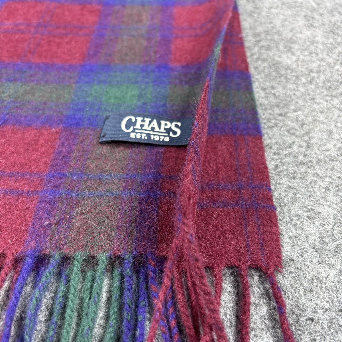 Chaps × Vintage Chaps Scarf # D724 # Muffler # Neckwear # Nova Check Size ONE SIZE - 4 Thumbnail