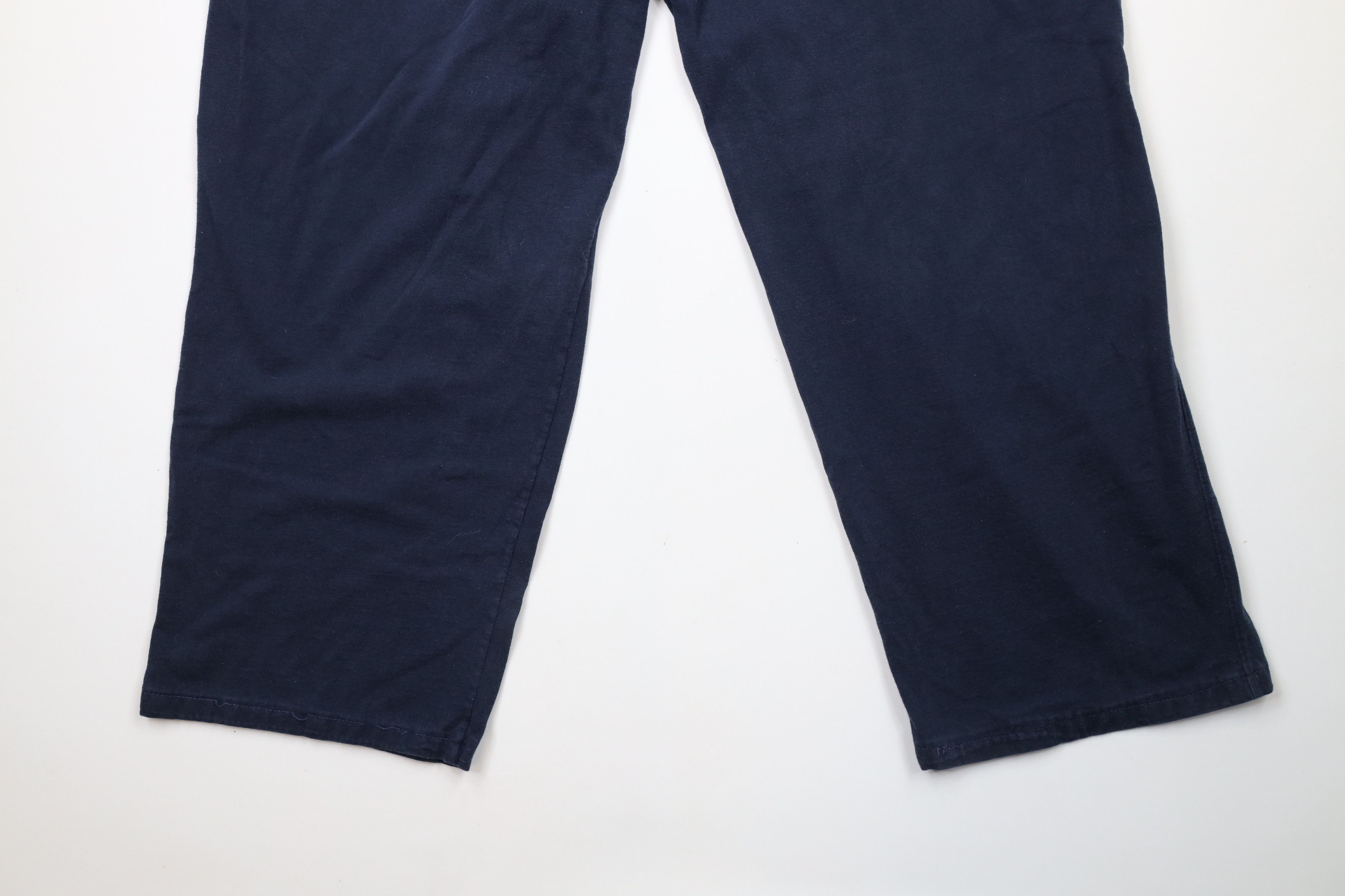 Champion × Vintage Vintage 90s Champion Classic Logo Wide Leg Pants Cotton Blue Size US 40 / EU 56 - 4 Thumbnail