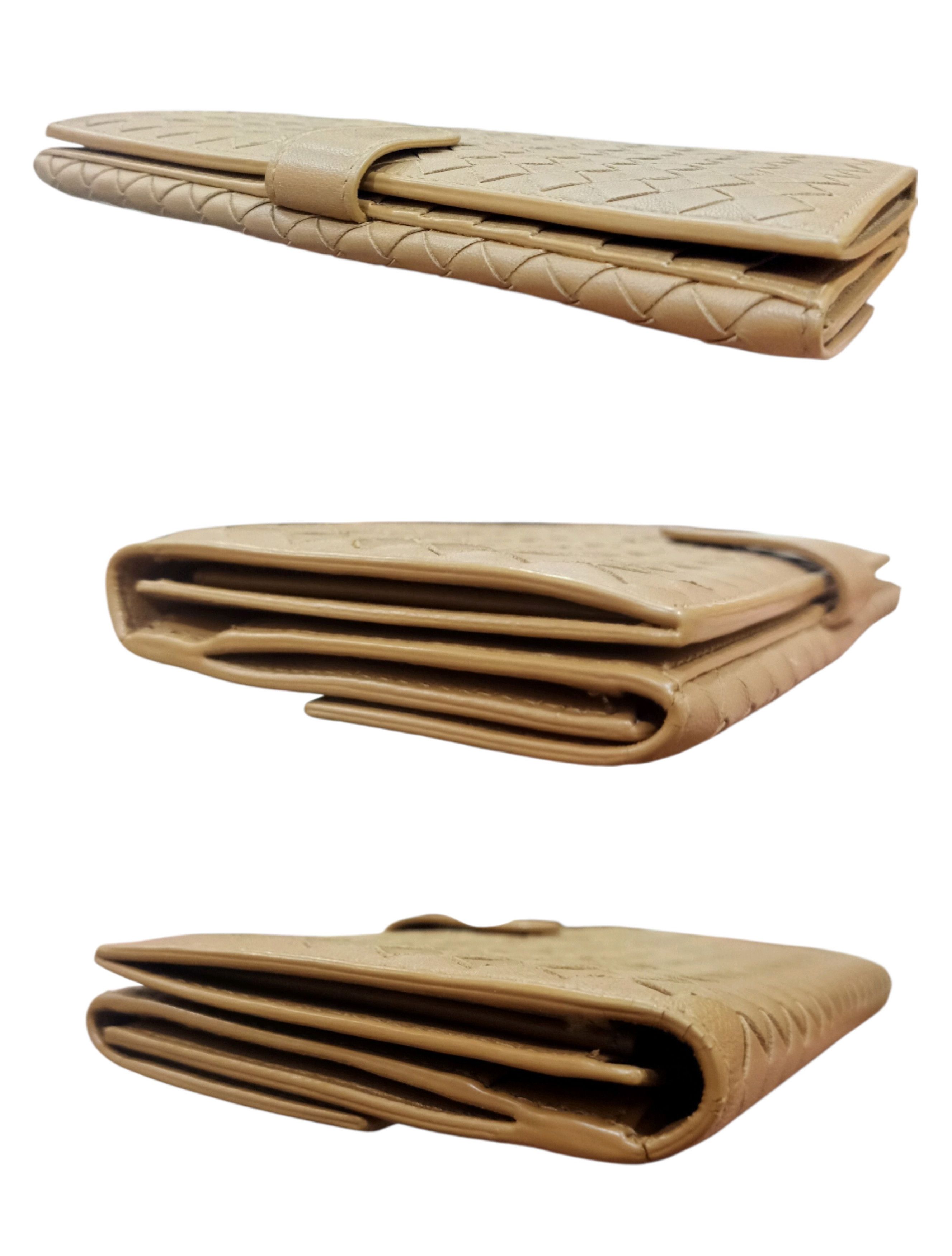 Bottega Veneta Intrecciato Leather Long Wallet