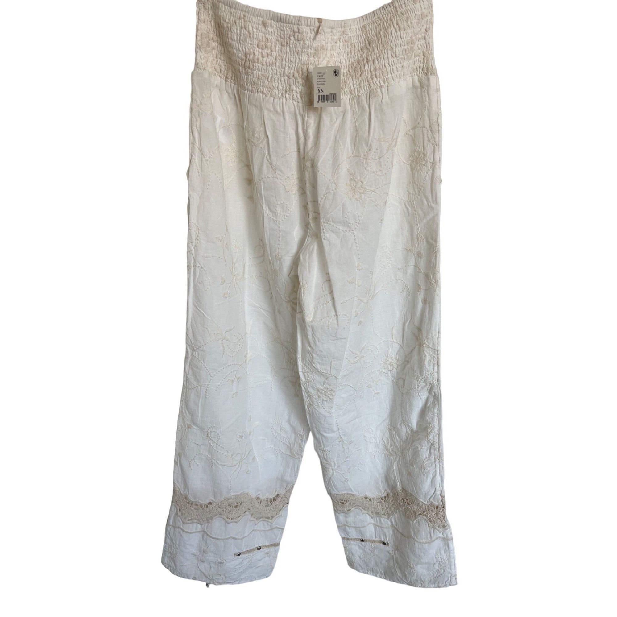 Free People Free People Contrast Crochet Pants Size 26" / US 2 / IT 38 - 4 Thumbnail