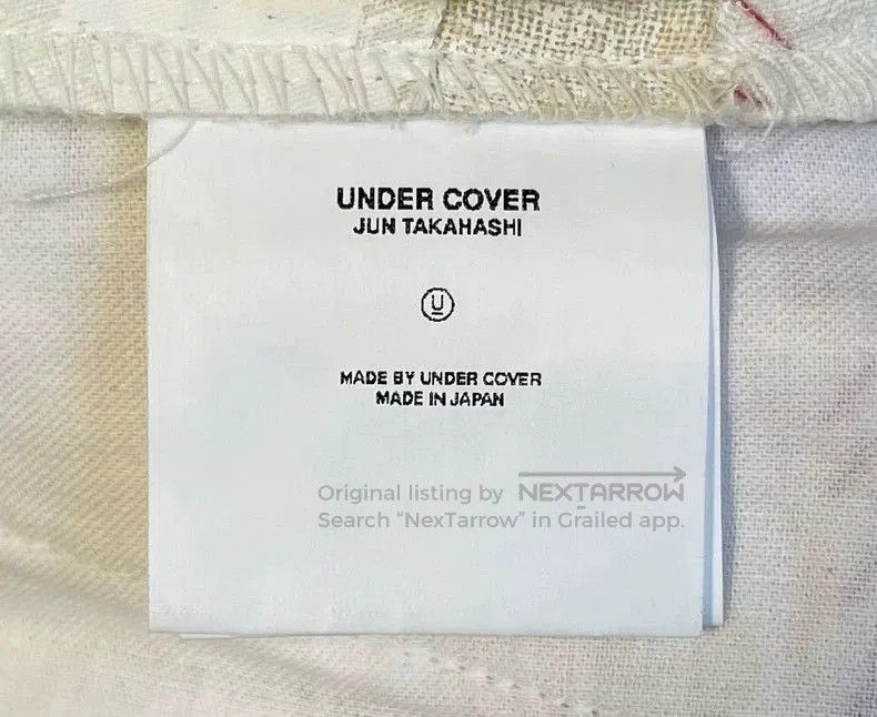 Undercover unique white denim pants with orange accents. Size US 30 / EU 46 - 5 Thumbnail