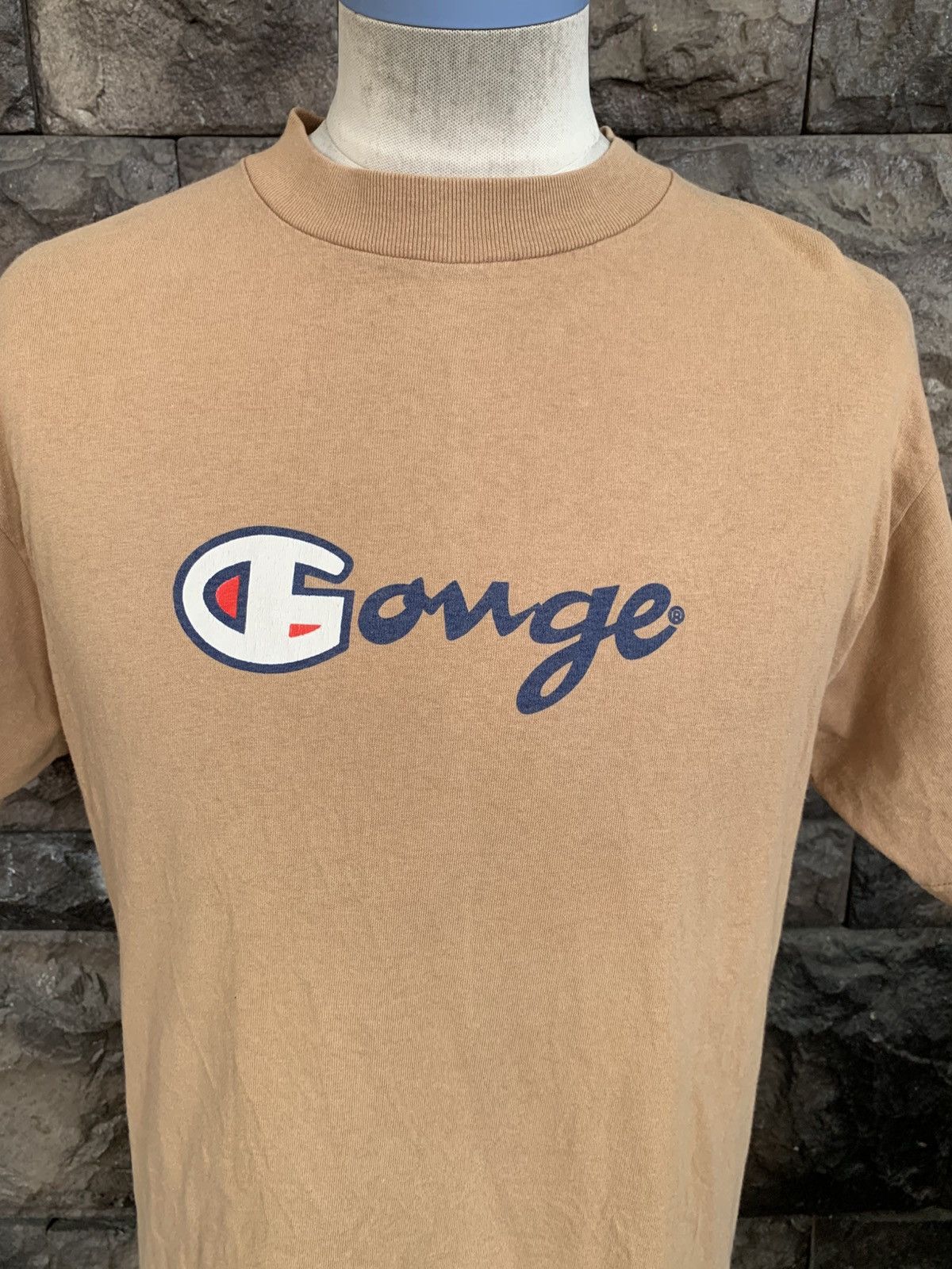 Welcome Skateboards Vintage 90s Gouge Skateboards / Skate Surf T shirt Size US M / EU 48-50 / 2 - 2 Thumbnail