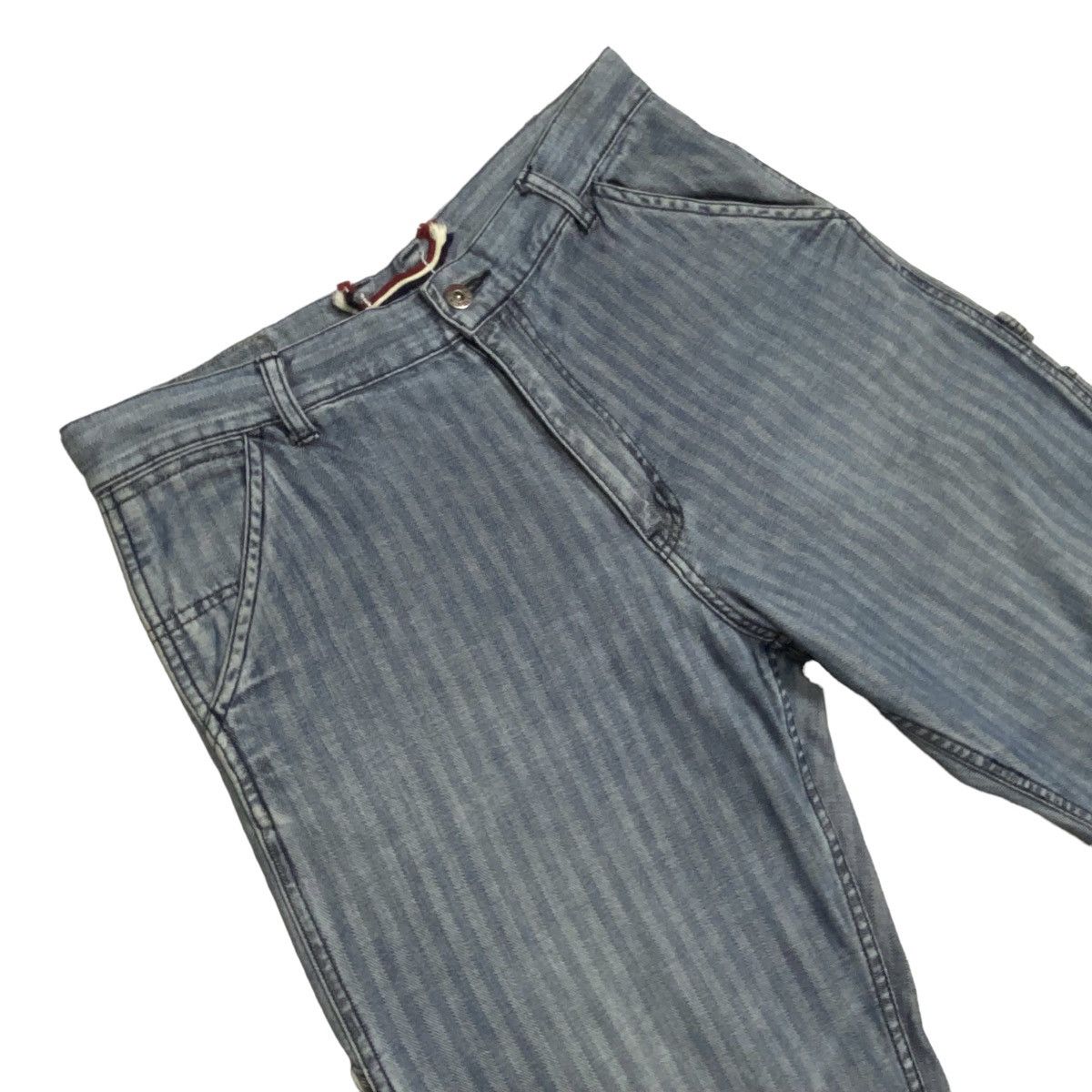 Tommy Hilfiger × Vintage Tommy Hilfiger Hikori carperter style denim pant Size US 33 - 4 Thumbnail