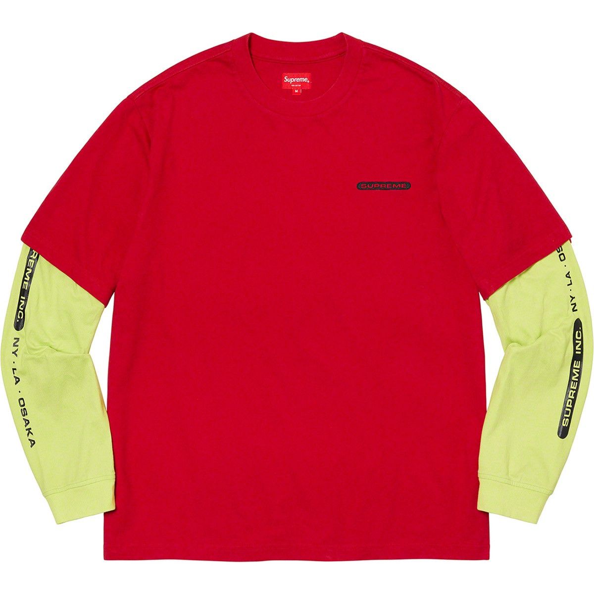 Supreme Supreme Paneled Long Sleeve Tee Size US M / EU 48-50 / 2 - 4 Thumbnail