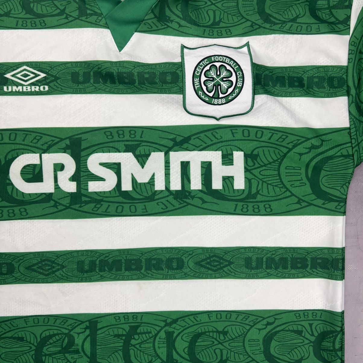 Nike Rare! Celtic 1995/97 Umbro Soccer Jersey Shirt Vintage Size US L / EU 52-54 / 3 - 13 Thumbnail