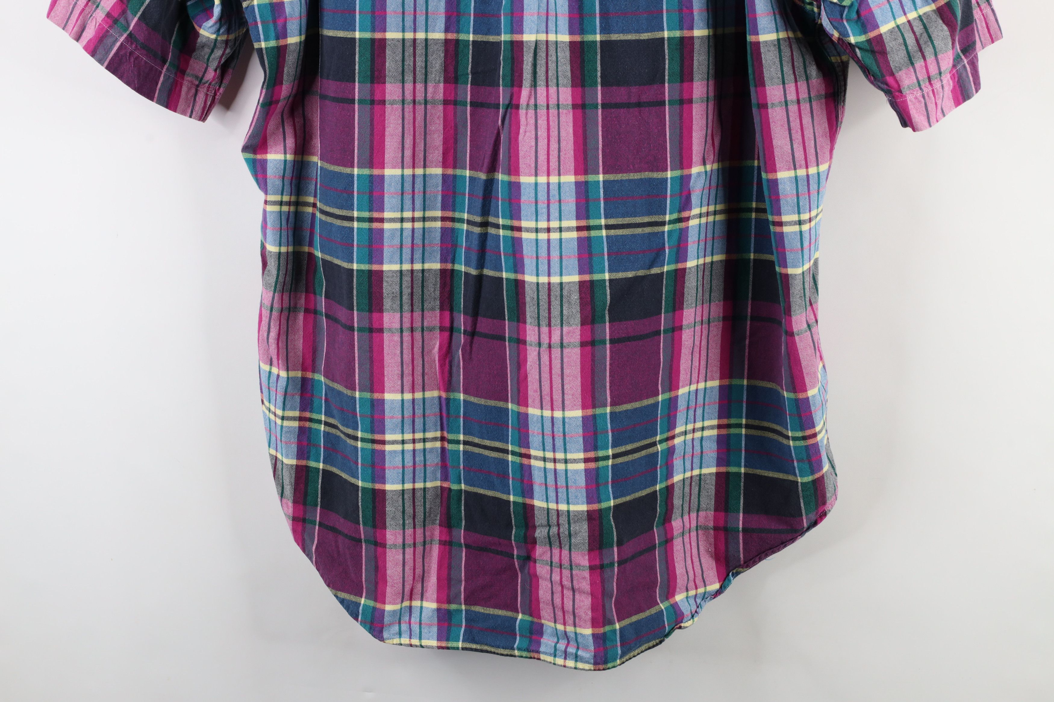 Polo Ralph Lauren Vintage 90s Ralph Lauren Plaid Short Sleeve Button Shirt Size US L / EU 52-54 / 3 - 9 Thumbnail