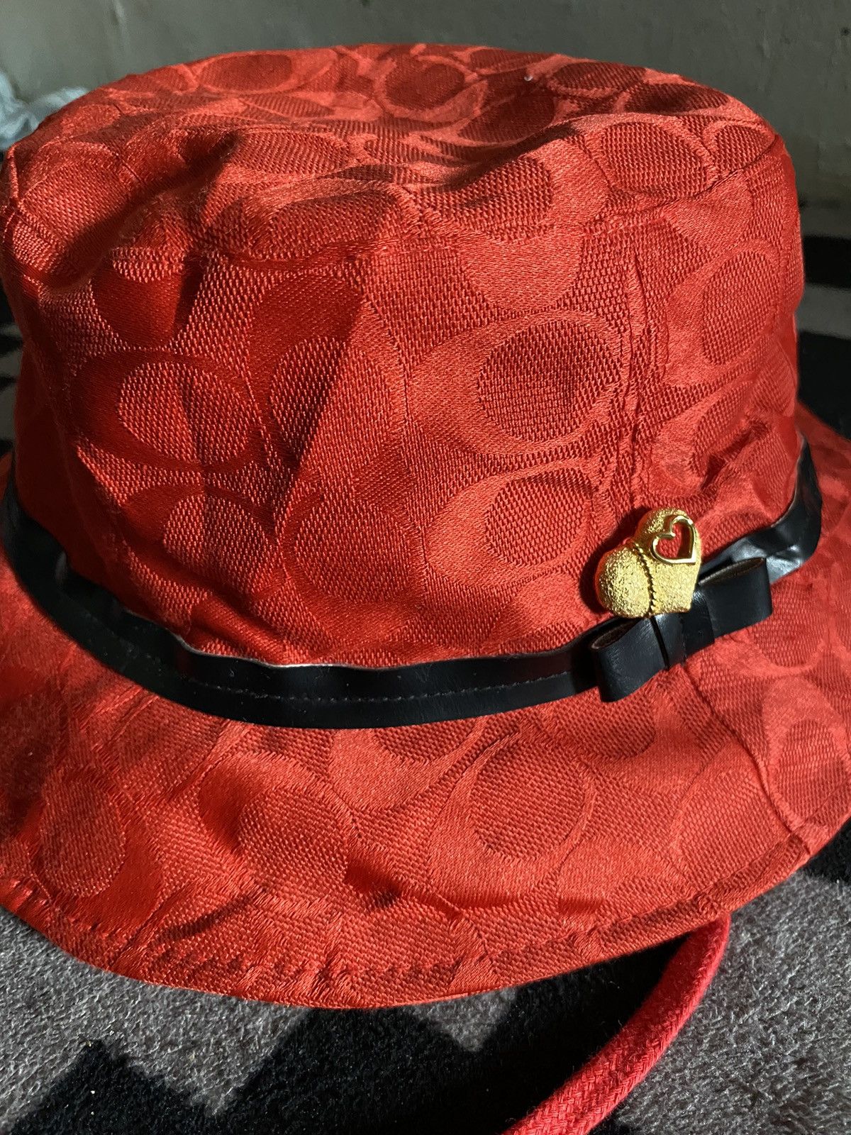 Coach × Vintage 1990s coach monogram bucket hat Size ONE SIZE - 2 Thumbnail
