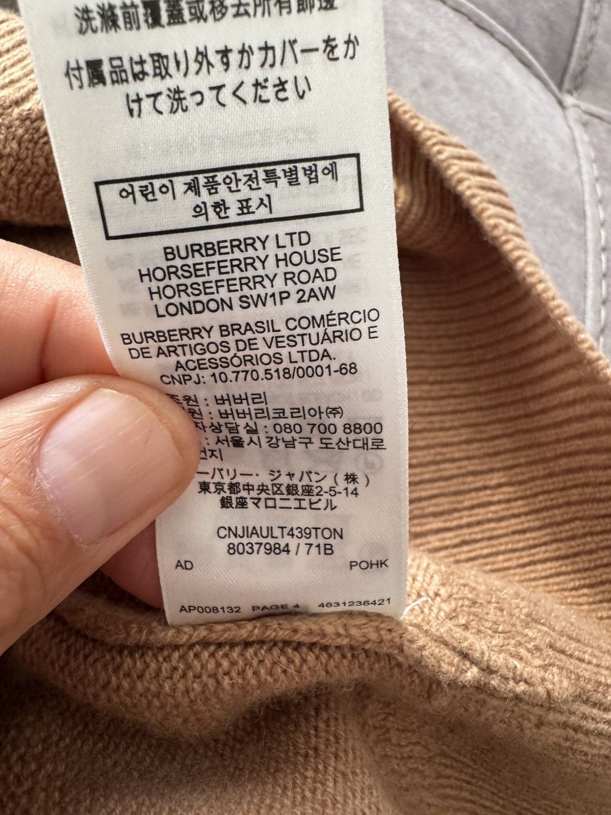 Burberry BURBERRY cashmere jumper SEE PHOTOS FOR REAL TAPE MEASUREMEN Size US S / EU 44-46 / 1 - 17 Thumbnail