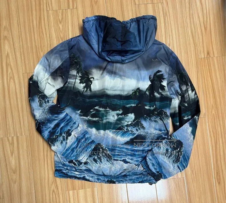 Givenchy Givenchy Hawaiian Ink Washed Men's Jacket Outerwear Zip-up Size US S / EU 44-46 / 1 - 4 Thumbnail