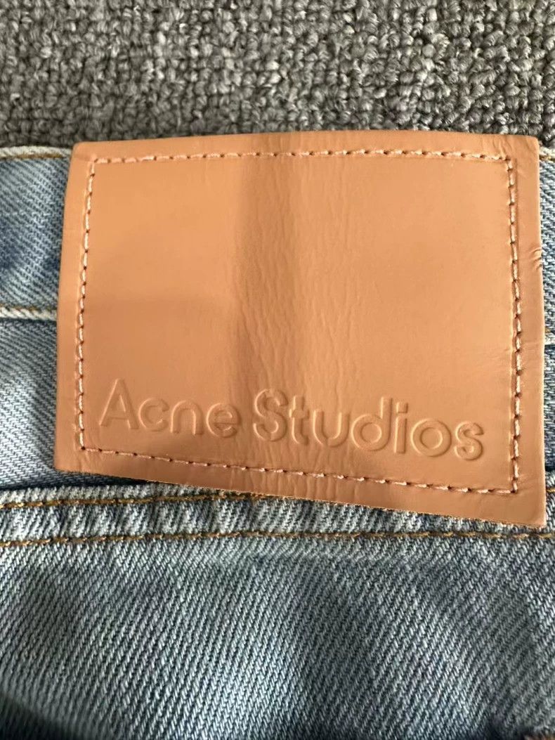 Acne Studios Acne Studios blue straight-leg jeans Size US 33 - 3 Thumbnail