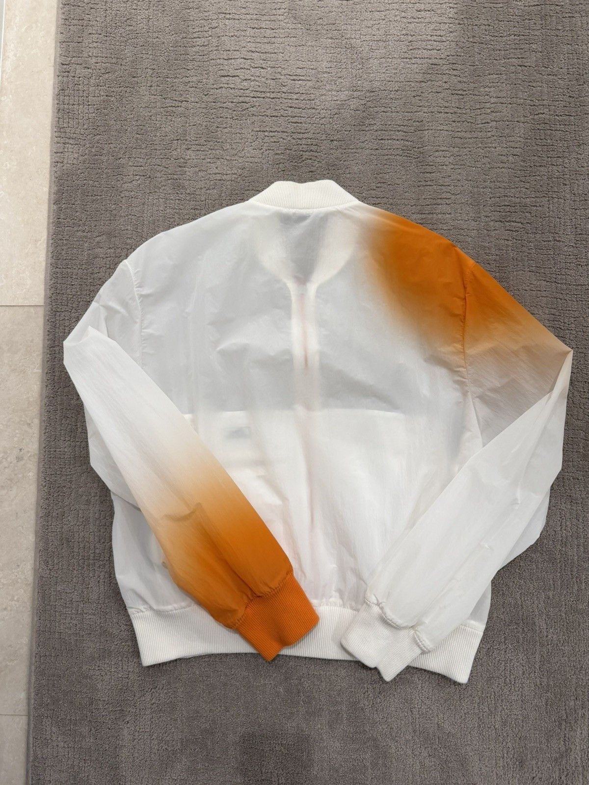 Hermes Orange Ombré Bomber Jacket - Size 54 - Retail $4,525 Size US L / EU 52-54 / 3 - 2 Thumbnail