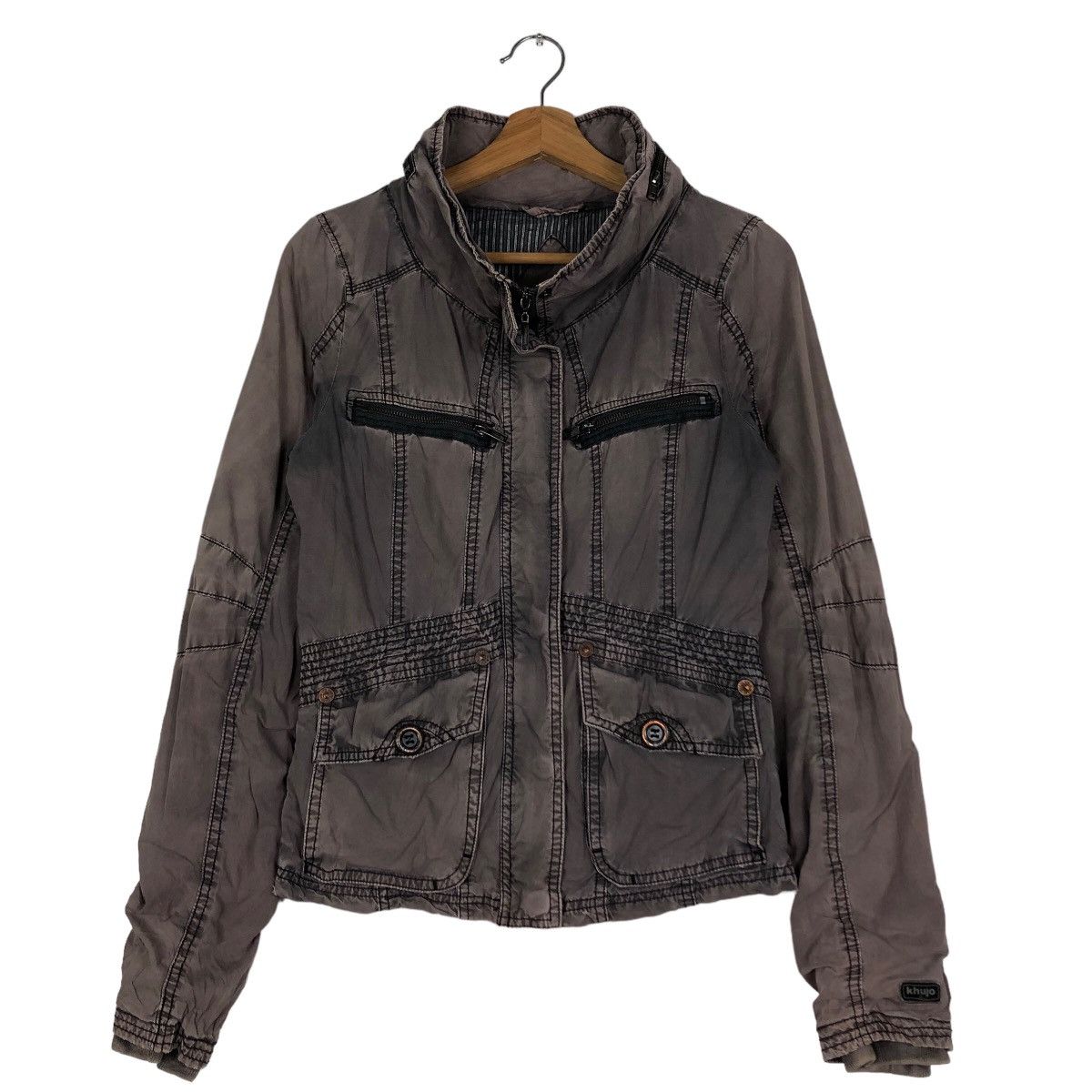 Japanese Brand 🔥Vintage Biker Jacket Bondage Design Khujo Issey Miyake Size US S / EU 44-46 / 1 - 1 Thumbnail